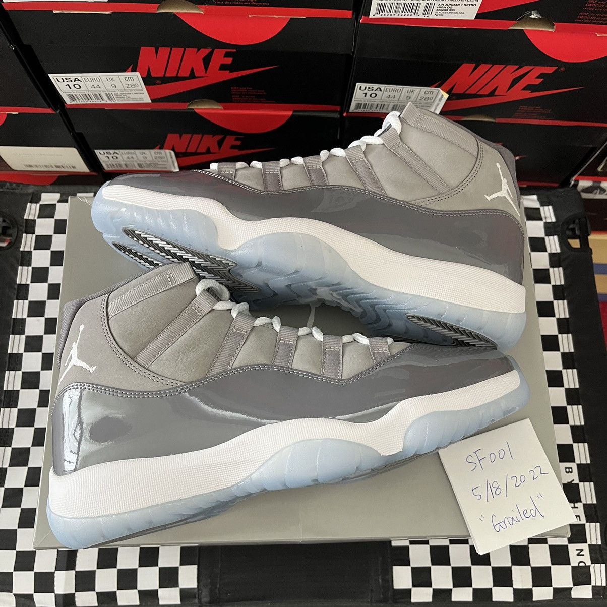 Jordan Brand Air Jordan 11 Retro Cool Grey 2021 CT8012-005 Size 10.5 Size US 10.5 / EU 43-44 - 16 Thumbnail