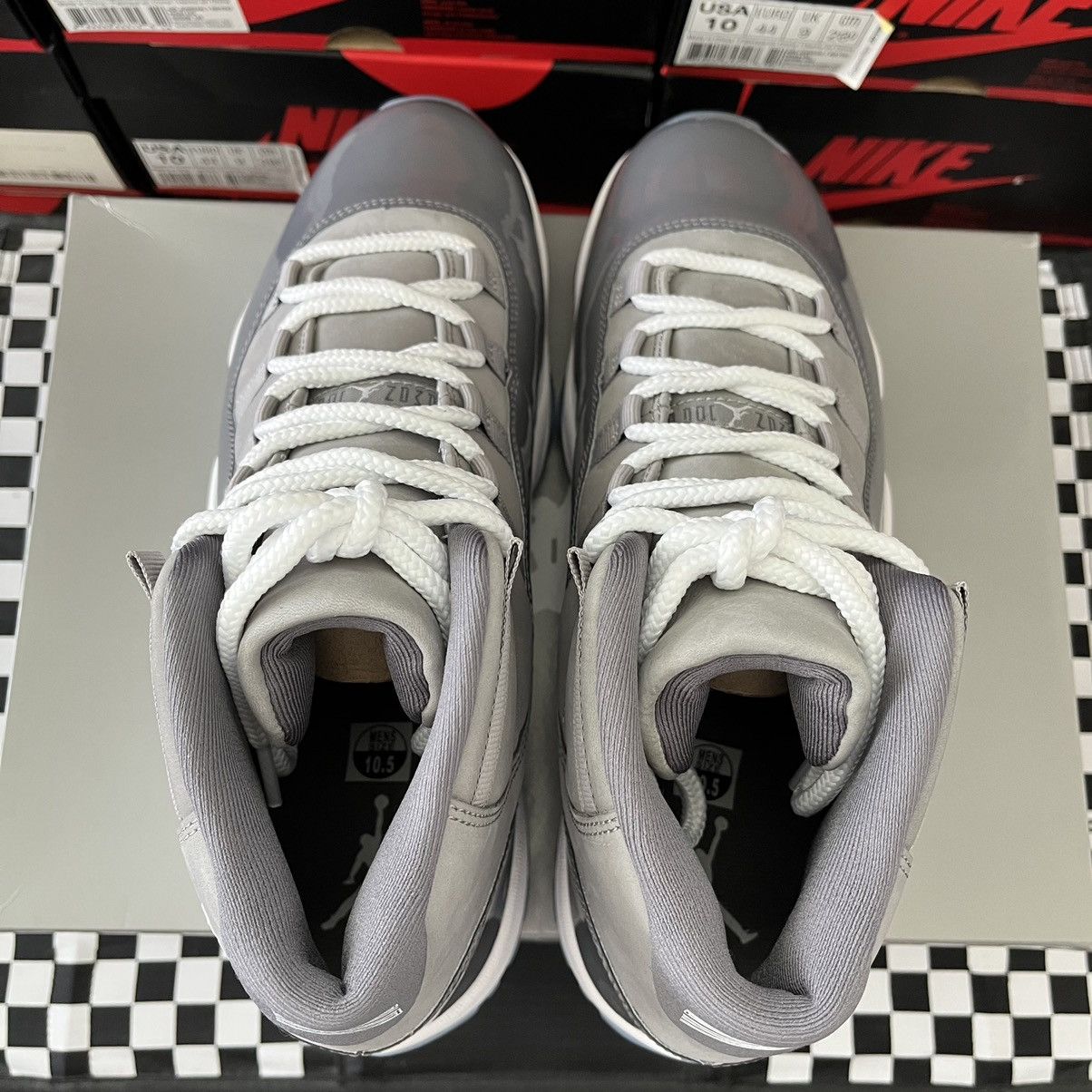 Jordan Brand Air Jordan 11 Retro Cool Grey 2021 CT8012-005 Size 10.5 Size US 10.5 / EU 43-44 - 19 Thumbnail