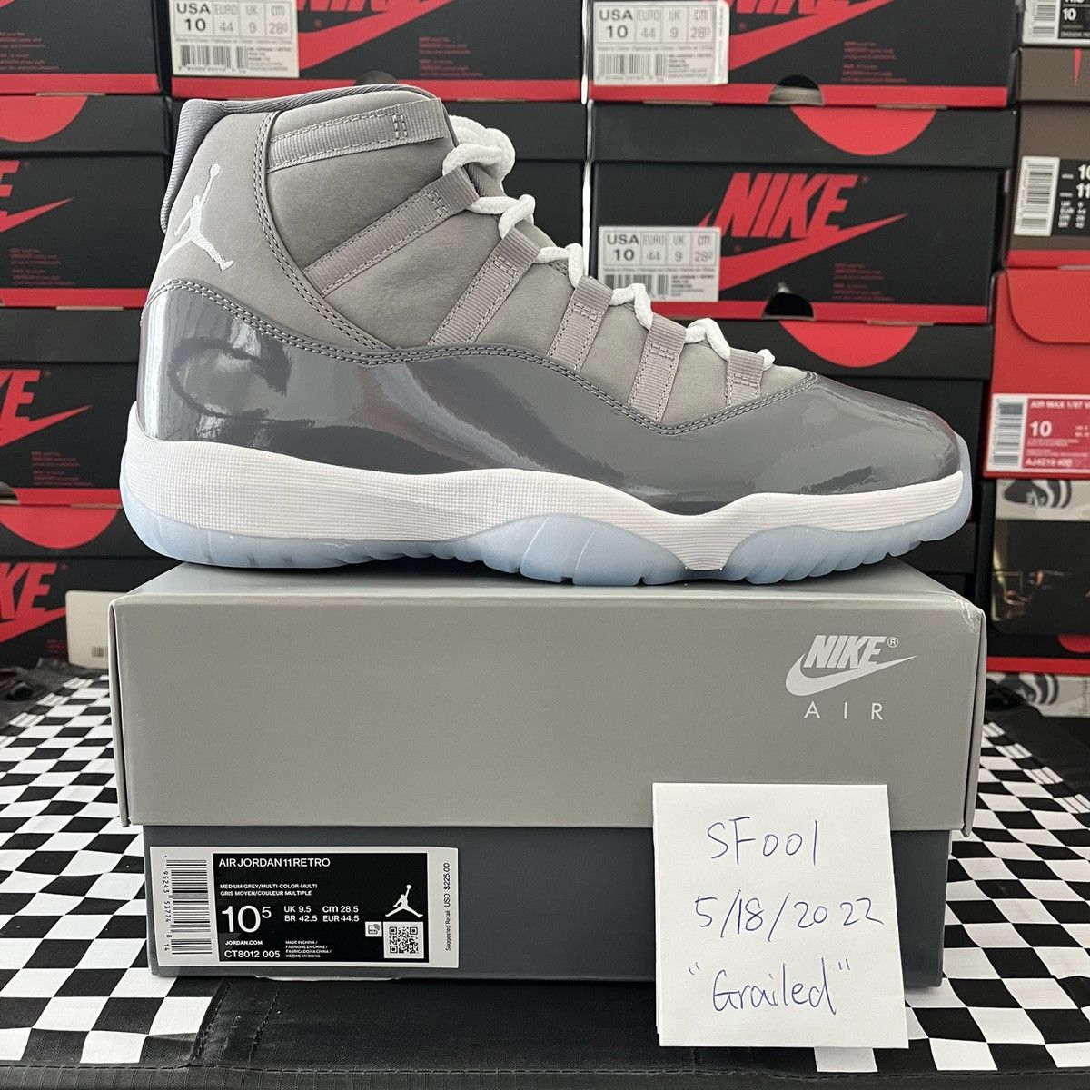 Air Jordan 11 Retro Cool Grey 2021 CT8012-005 Size