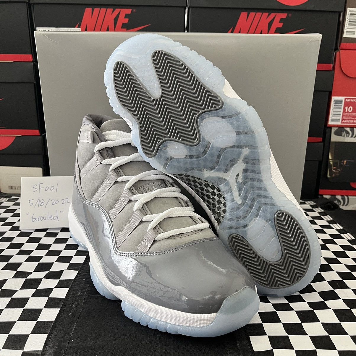Jordan Brand Air Jordan 11 Retro Cool Grey 2021 CT8012-005 Size 10.5 Size US 10.5 / EU 43-44 - 4 Thumbnail
