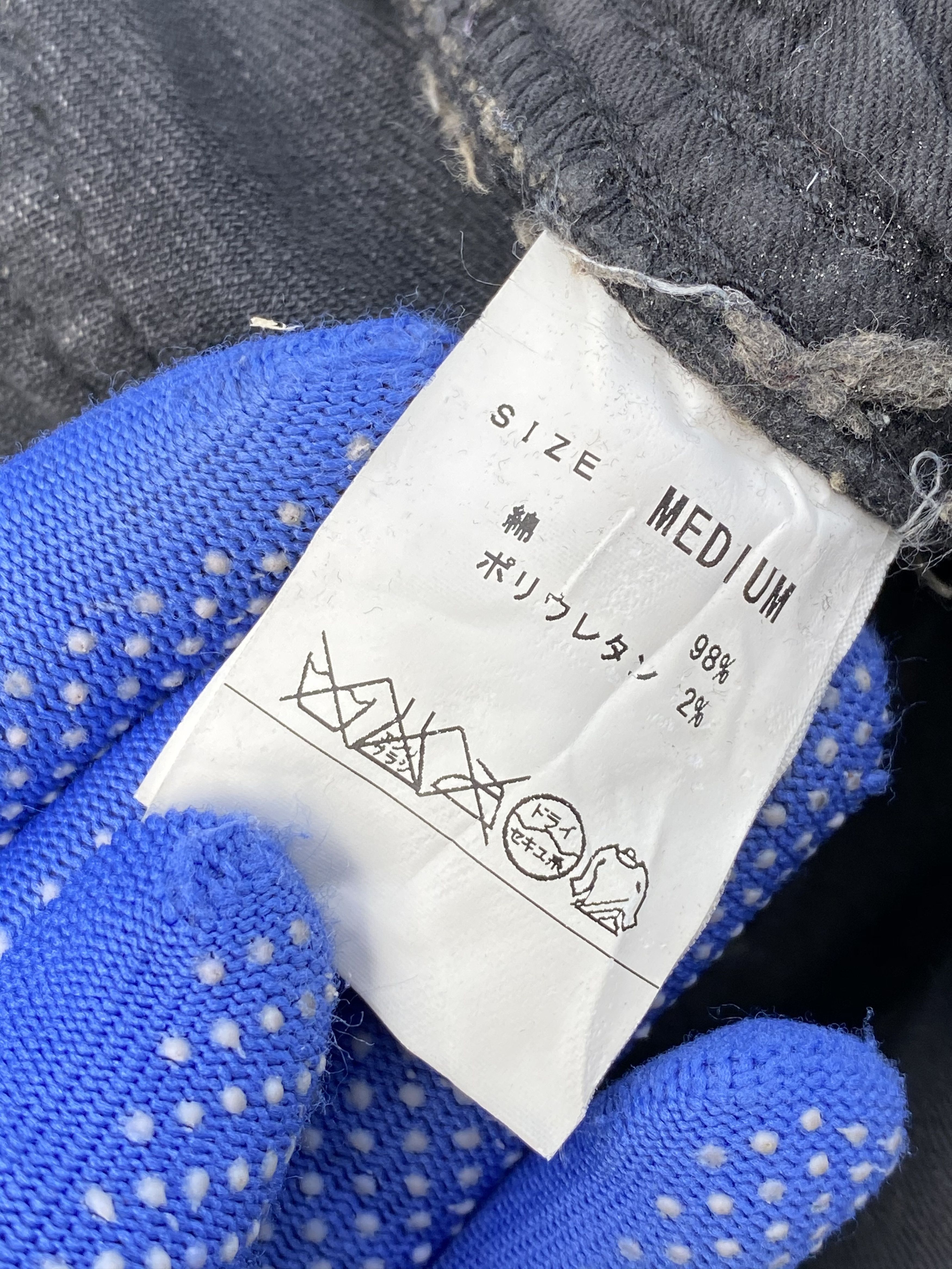 Japanese Brand Crazy Hardcore Spike Seditionaries Black Wash Jeans Size US 34 / EU 50 - 11 Thumbnail