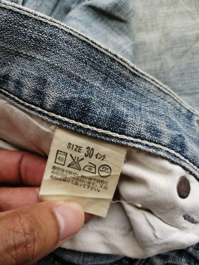 Levi's Faded Blue Vintage Levi's 502 Distressed Denim 29x31 Size US 29 - 7 Thumbnail