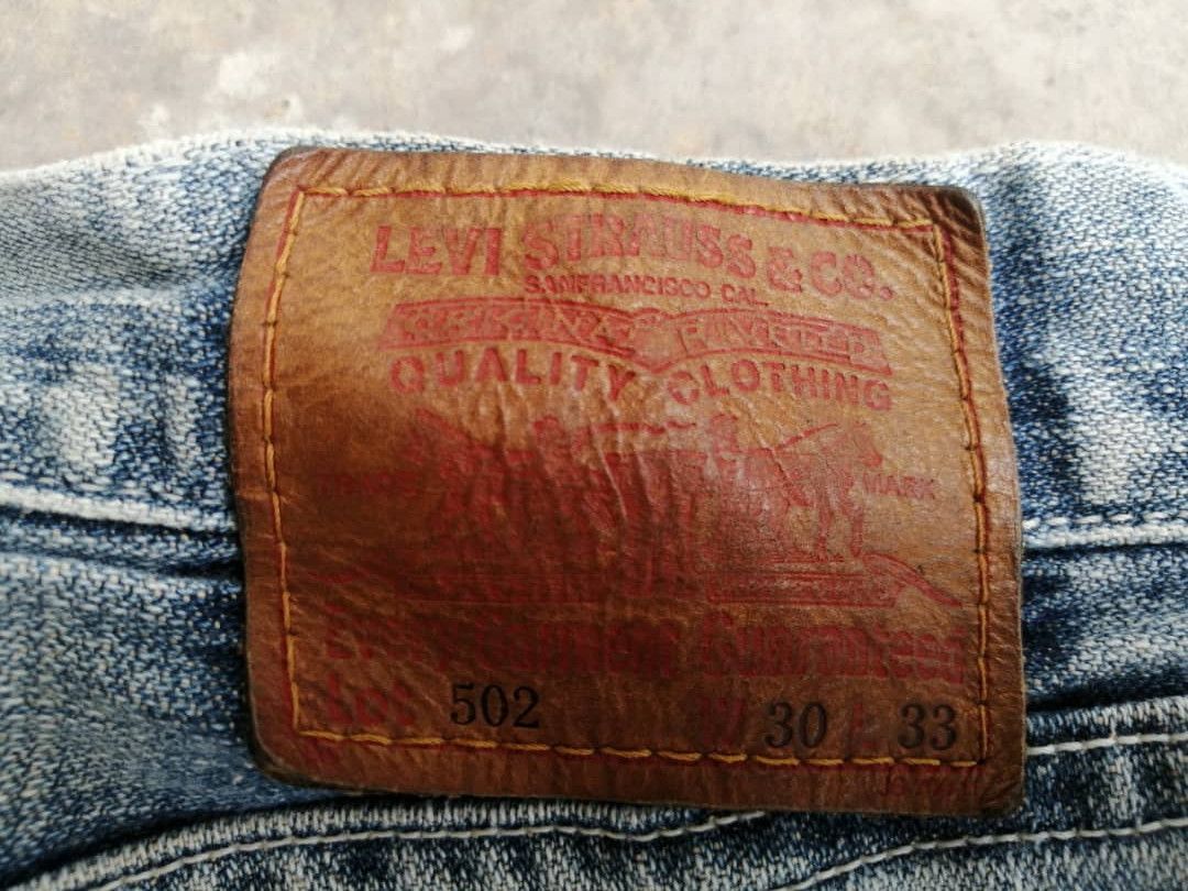 Levi's Faded Blue Vintage Levi's 502 Distressed Denim 29x31 Size US 29 - 12 Thumbnail