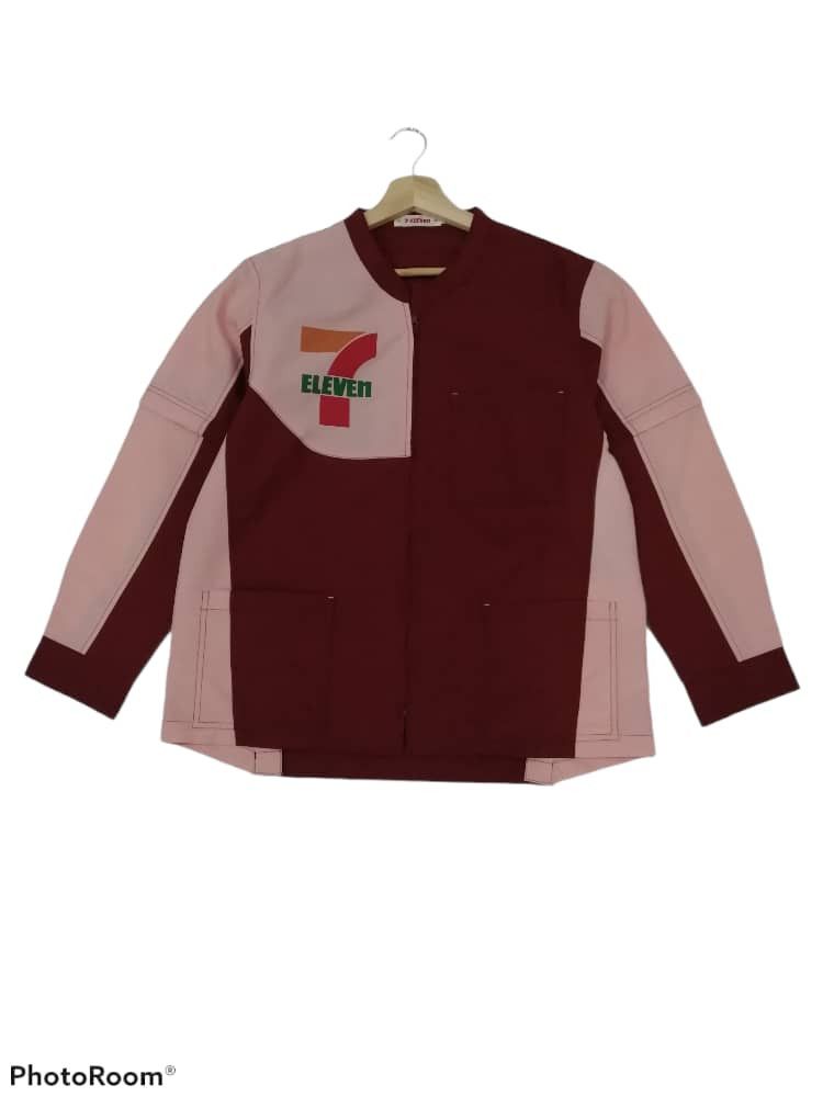 Uniform Wares × Vintage Vintage 90s 7 Eleven Shirts Zipper Uniform Wares Size US M / EU 48-50 / 2 - 2 Thumbnail