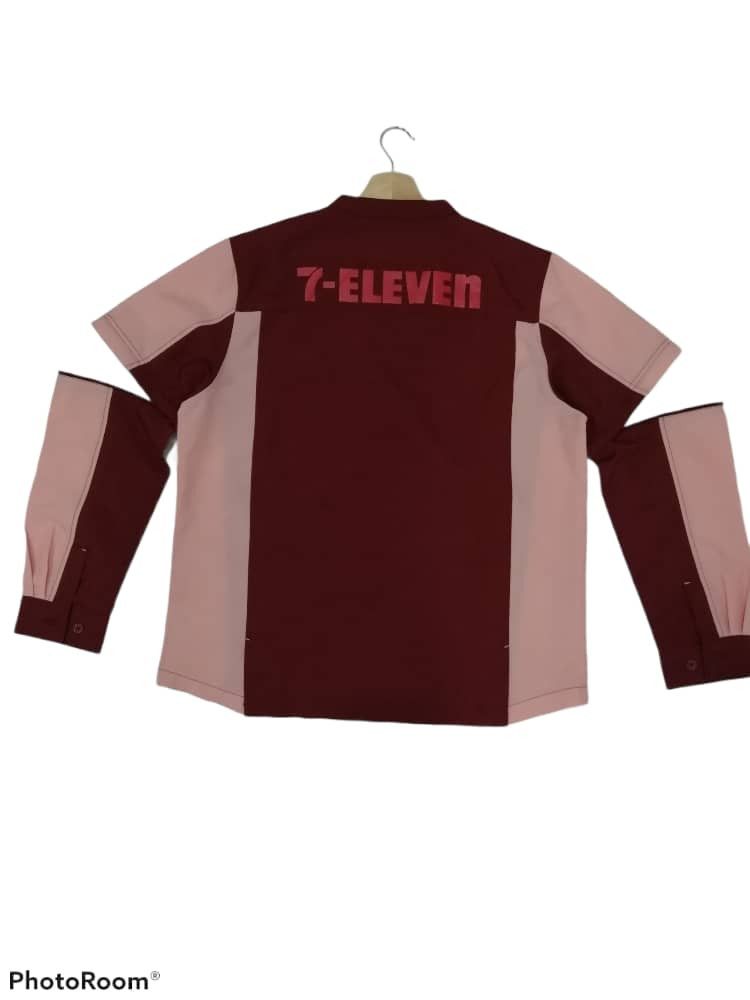 Uniform Wares × Vintage Vintage 90s 7 Eleven Shirts Zipper Uniform Wares Size US M / EU 48-50 / 2 - 1 Thumbnail