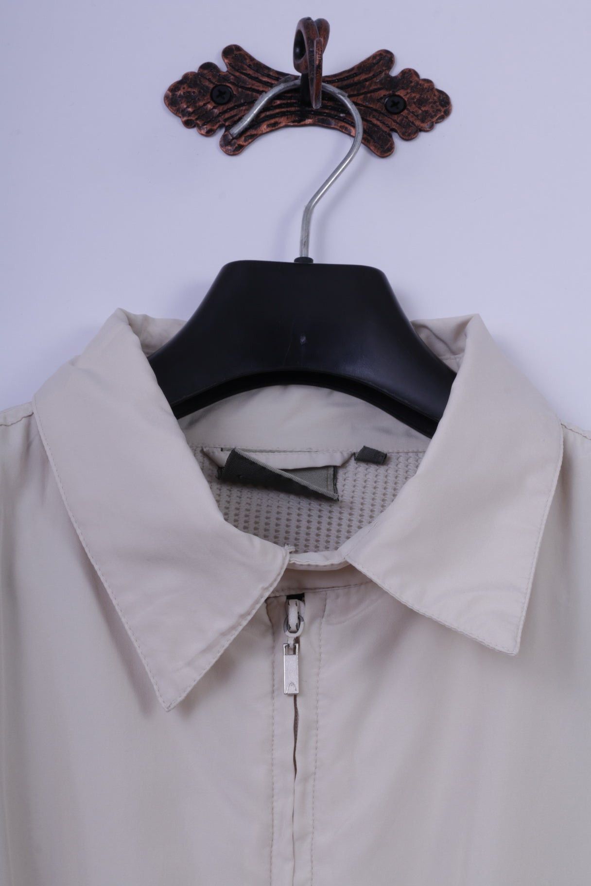 Vintage Head Men L Jacket Beige Lightweight Zip Up Vintage 5334 Size US L / EU 52-54 / 3 - 3 Thumbnail