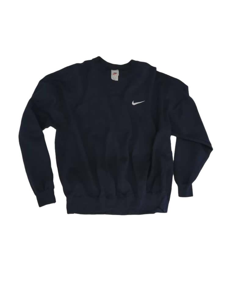 Nike Vintage 90s Nike Small Swoosh Sweatshirt Size US L / EU 52-54 / 3 - 1 Thumbnail