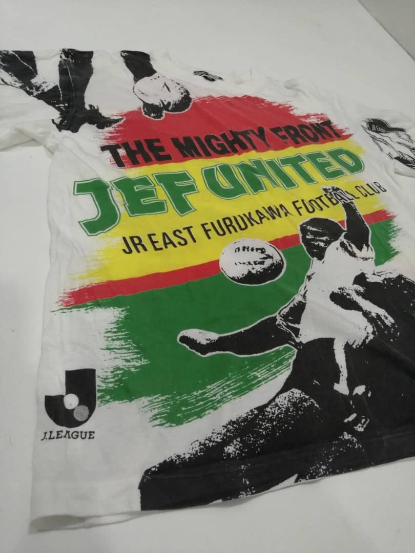 Vintage Vintage JLeague Official JEF United Overprinted Tees Size US M / EU 48-50 / 2 - 6 Thumbnail