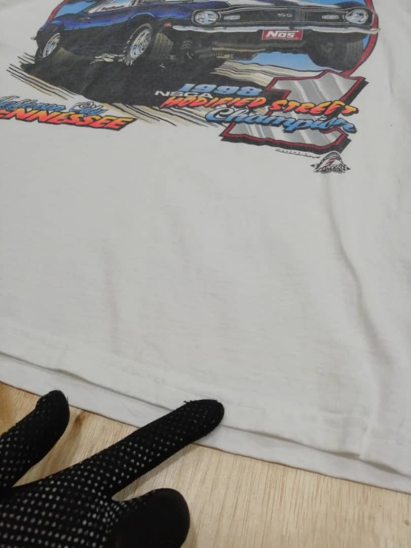 NASCAR × Vintage Vintage 90s Tony Breeden Racing Tees 90's Size US L / EU 52-54 / 3 - 8 Thumbnail