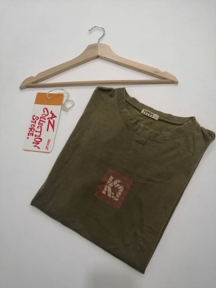 Japanese Brand × Kansai Yamamoto Kansai Jeans Center Bog Logo Tees Size US L / EU 52-54 / 3 - 1 Thumbnail