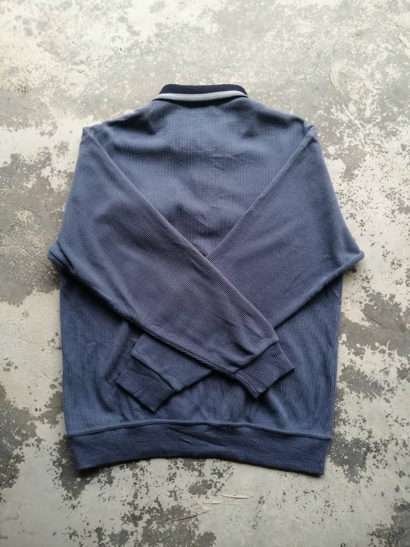 Valentino × Vintage Vintage Claudio Valentino Paris Collar Sweatshirt Size US L / EU 52-54 / 3 - 4 Thumbnail