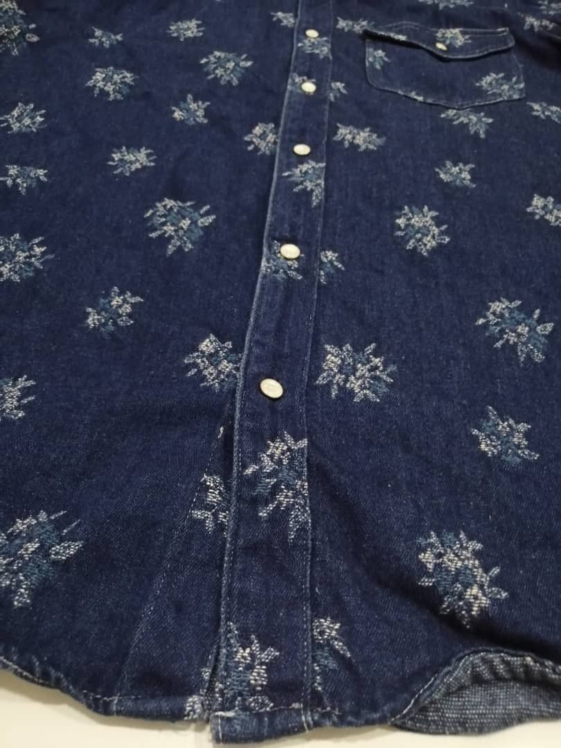 Edifice Japan × Japanese Brand Edifice Denim Western Shirts Like Kapital / Visvim Design Size US M / EU 48-50 / 2 - 5 Thumbnail