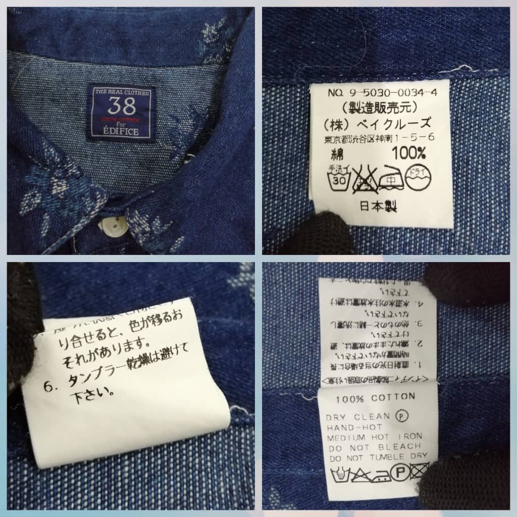 Edifice Japan × Japanese Brand Edifice Denim Western Shirts Like Kapital / Visvim Design Size US M / EU 48-50 / 2 - 3 Thumbnail