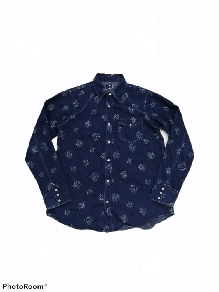 Edifice Japan × Japanese Brand Edifice Denim Western Shirts Like Kapital / Visvim Design Size US M / EU 48-50 / 2 - 1 Thumbnail