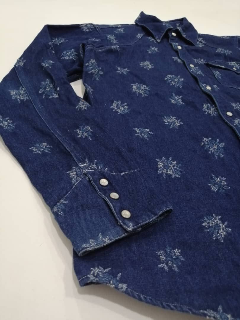 Edifice Japan × Japanese Brand Edifice Denim Western Shirts Like Kapital / Visvim Design Size US M / EU 48-50 / 2 - 6 Thumbnail
