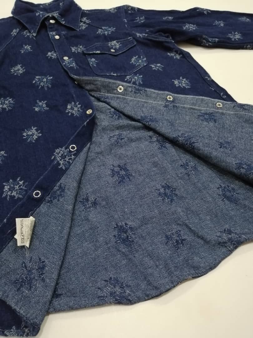 Edifice Japan × Japanese Brand Edifice Denim Western Shirts Like Kapital / Visvim Design Size US M / EU 48-50 / 2 - 8 Thumbnail