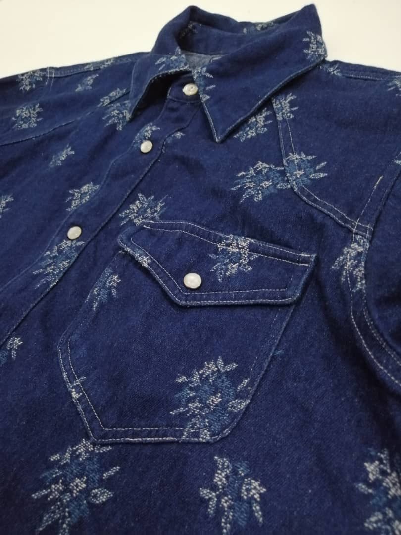 Edifice Japan × Japanese Brand Edifice Denim Western Shirts Like Kapital / Visvim Design Size US M / EU 48-50 / 2 - 4 Thumbnail