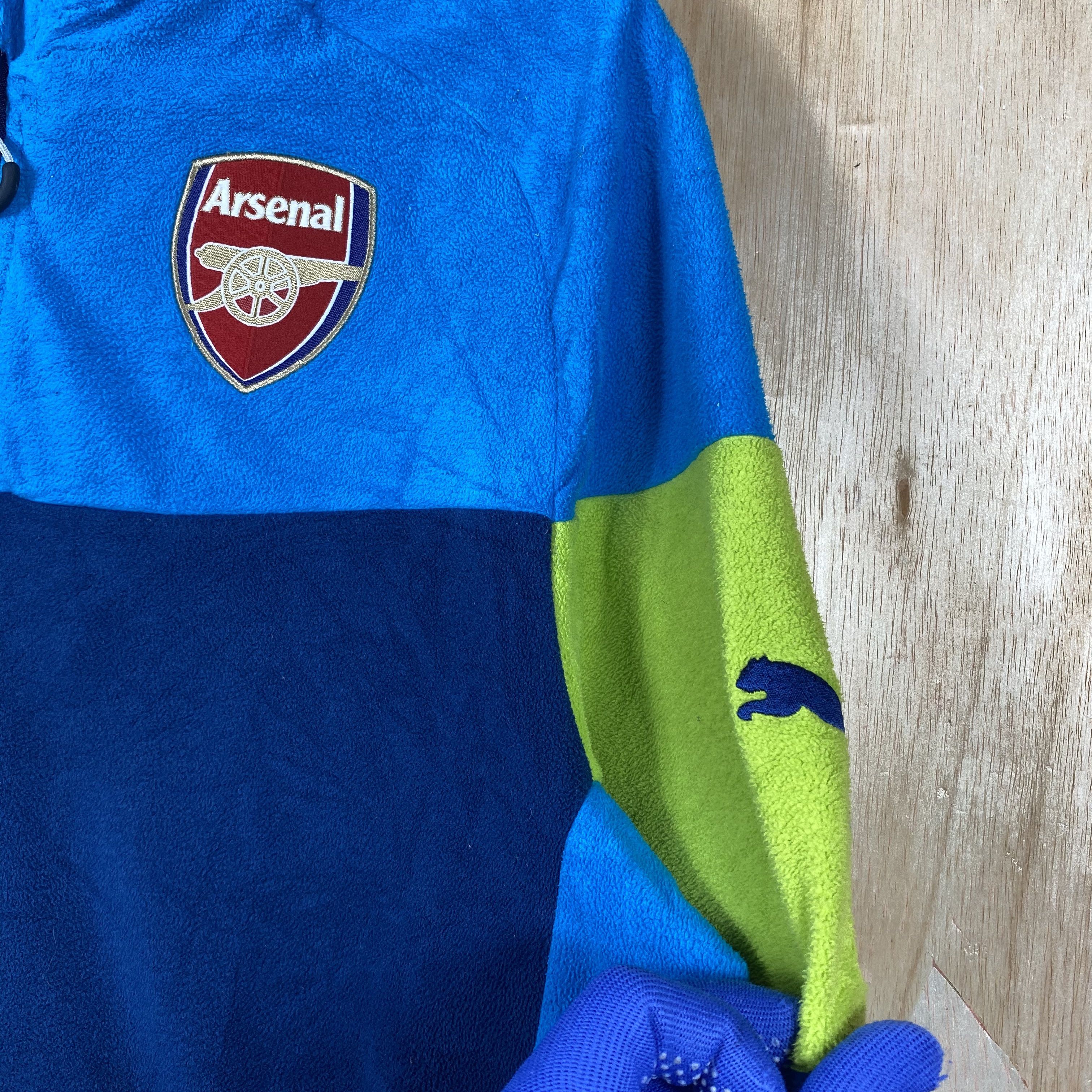 Puma Arsenal Pull Over Fleece Sweatshirts Size US M / EU 48-50 / 2 - 5 Thumbnail