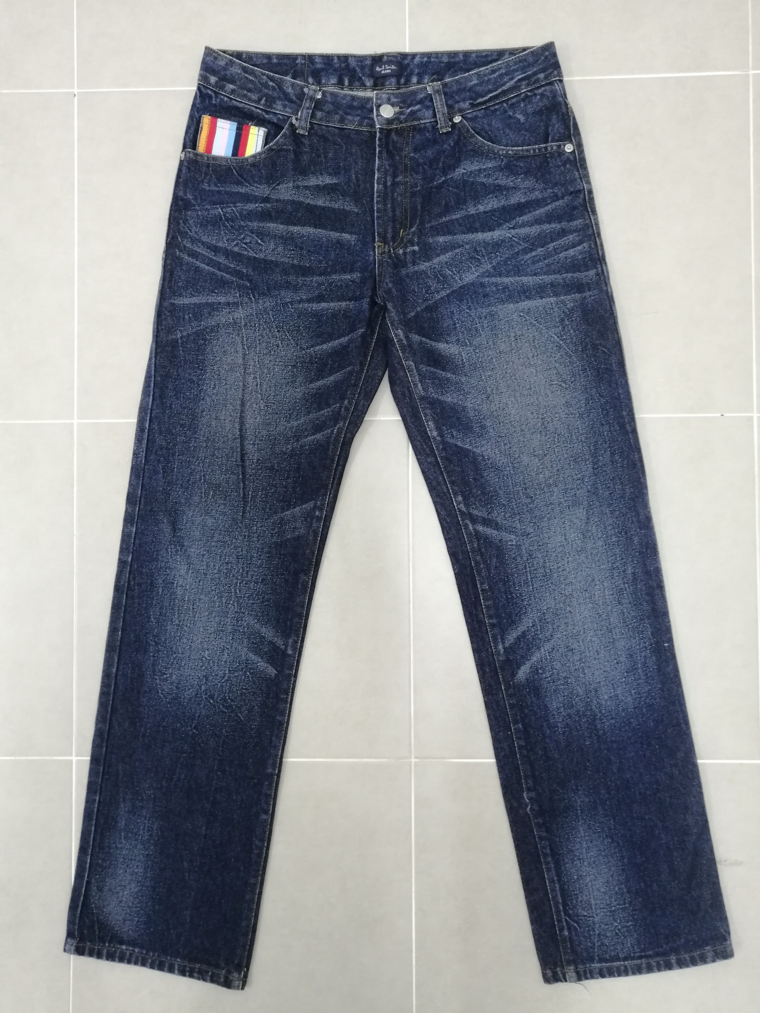 Paul Smith Paul Smith Embroidered Logo Jeans Size US 32 / EU 48 - 1 Thumbnail