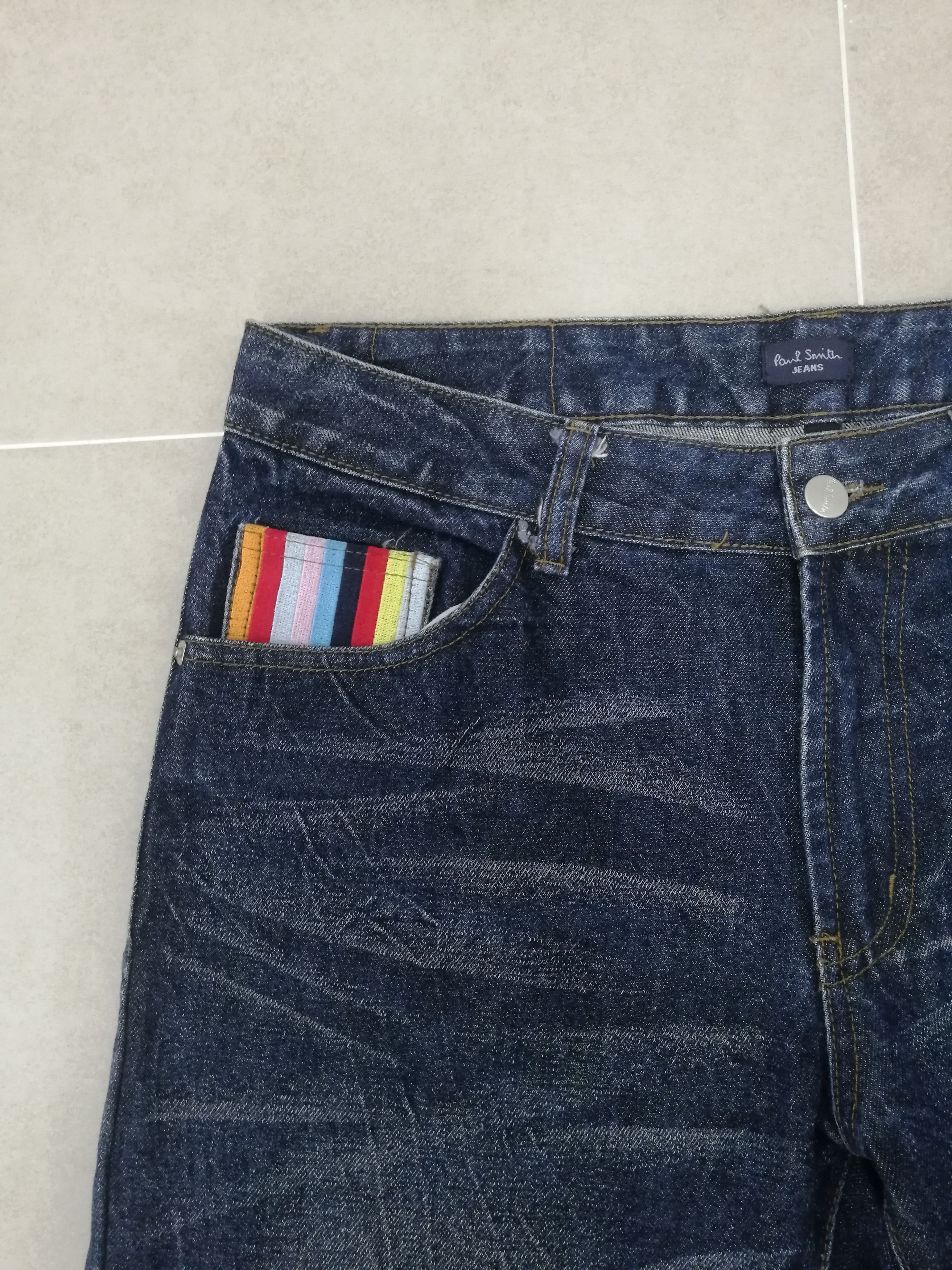 Paul Smith Paul Smith Embroidered Logo Jeans Size US 32 / EU 48 - 3 Thumbnail