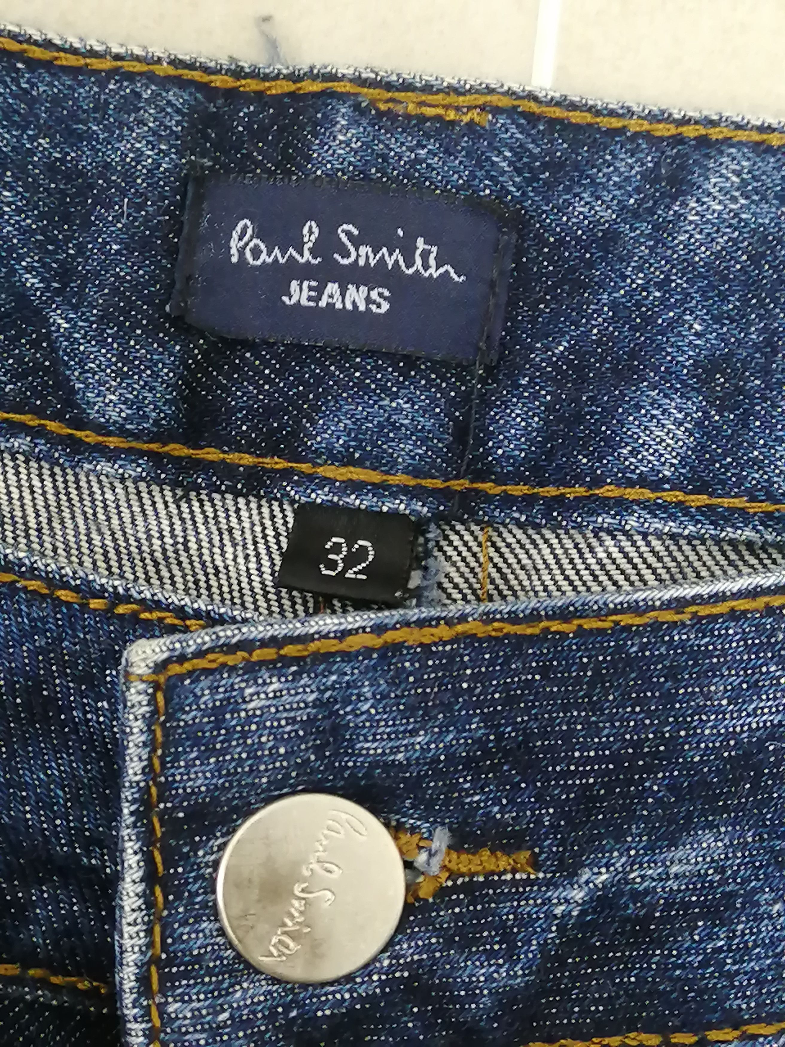 Paul Smith Paul Smith Embroidered Logo Jeans Size US 32 / EU 48 - 2 Thumbnail