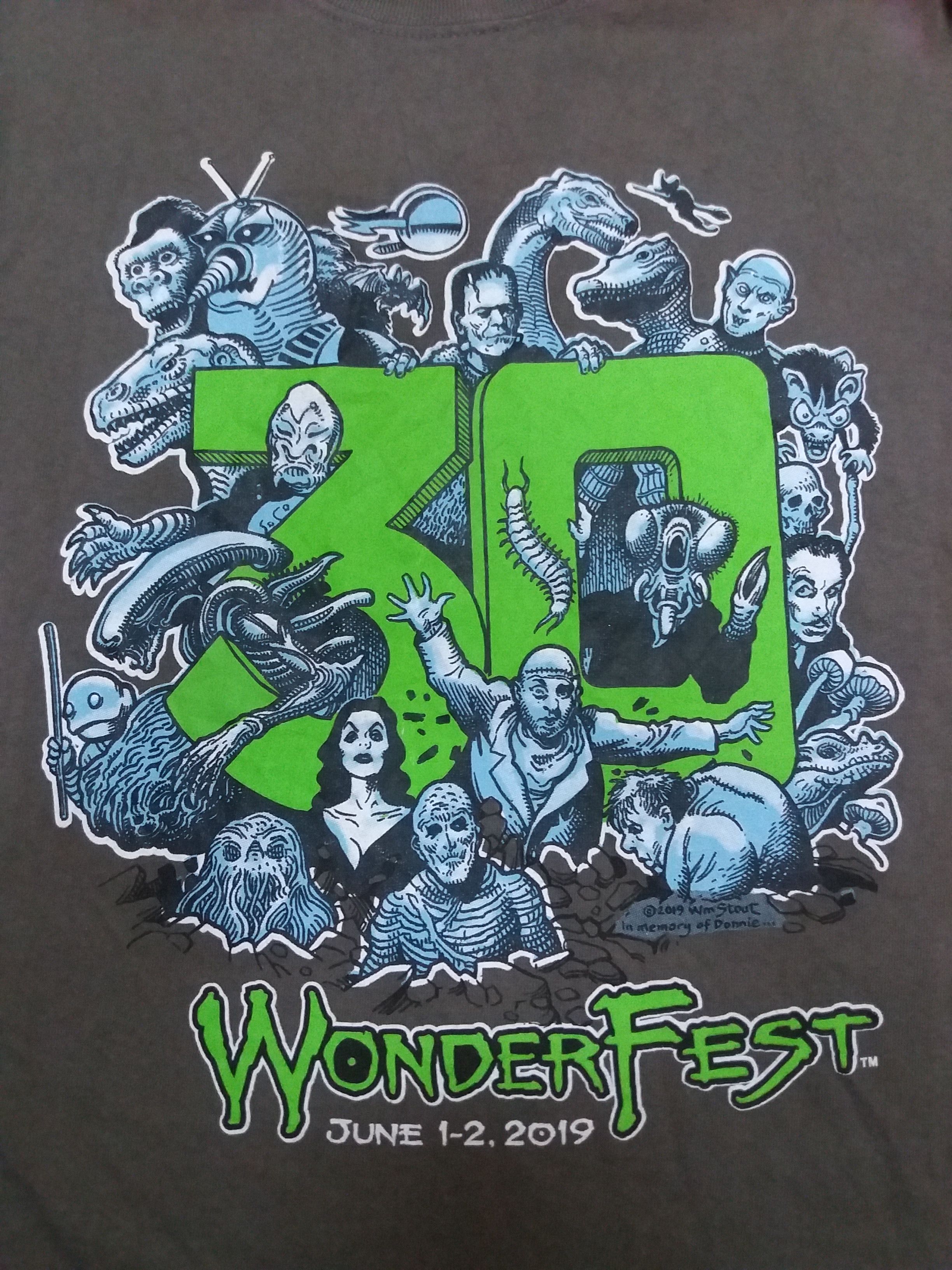 Expert Horror Wonder Fest 2019 Horror Movie William Stout tribute Size US L / EU 52-54 / 3 - 5 Thumbnail