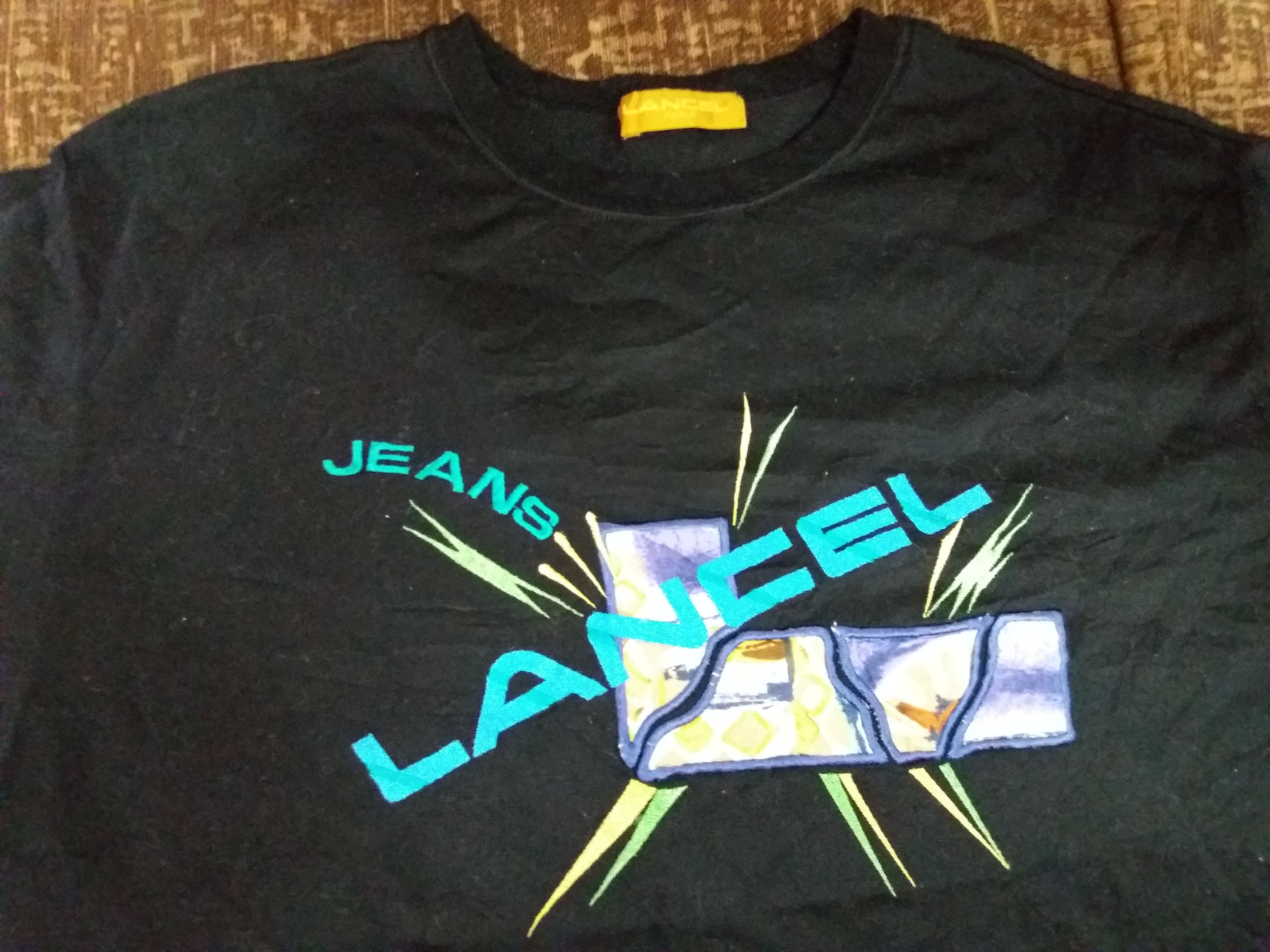 Lancel Lancel jeans t-shirt by lancel paris with embroidery logo Size US L / EU 52-54 / 3 - 5 Thumbnail