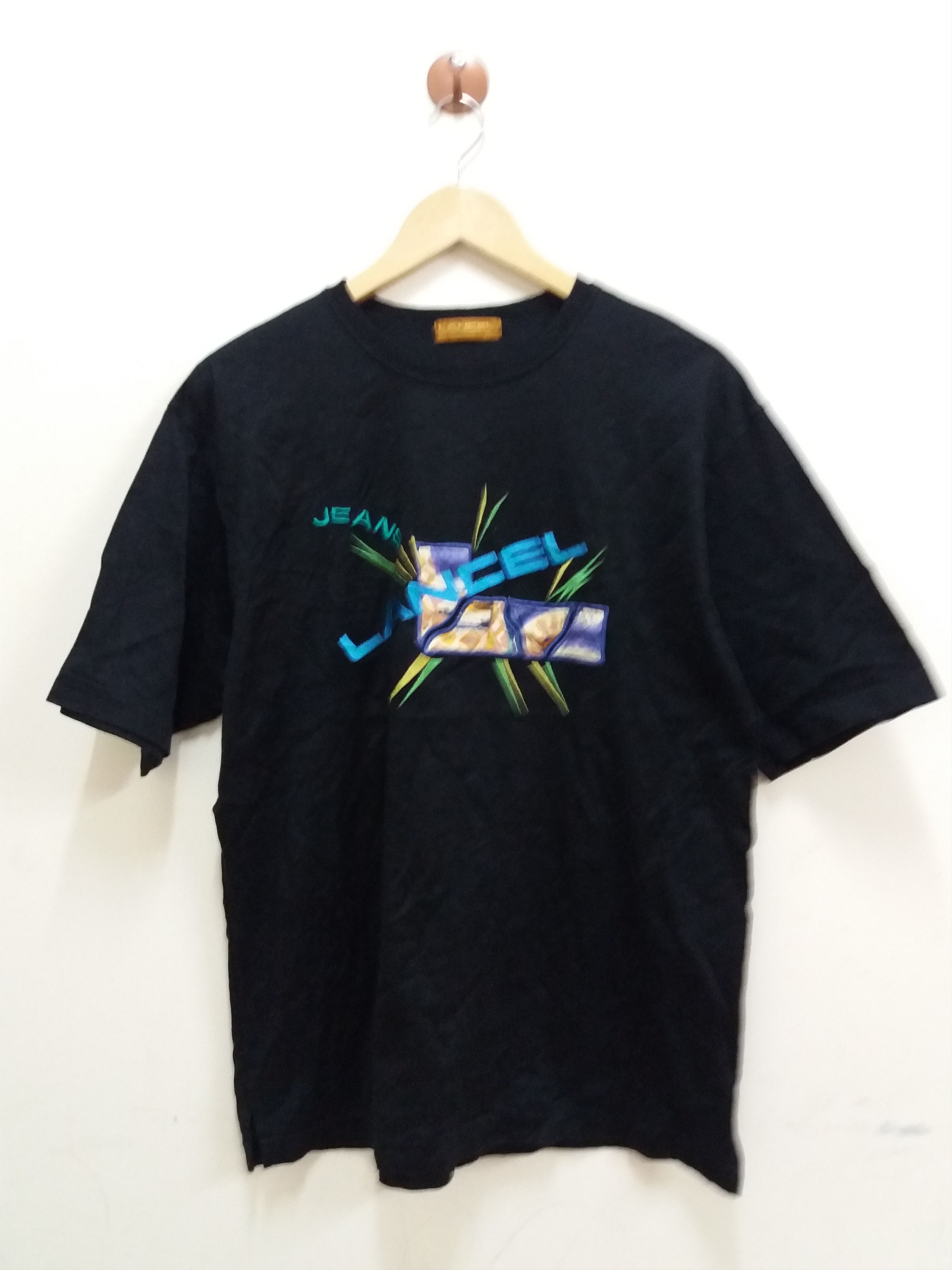 Lancel Lancel jeans t-shirt by lancel paris with embroidery logo Size US L / EU 52-54 / 3 - 1 Thumbnail