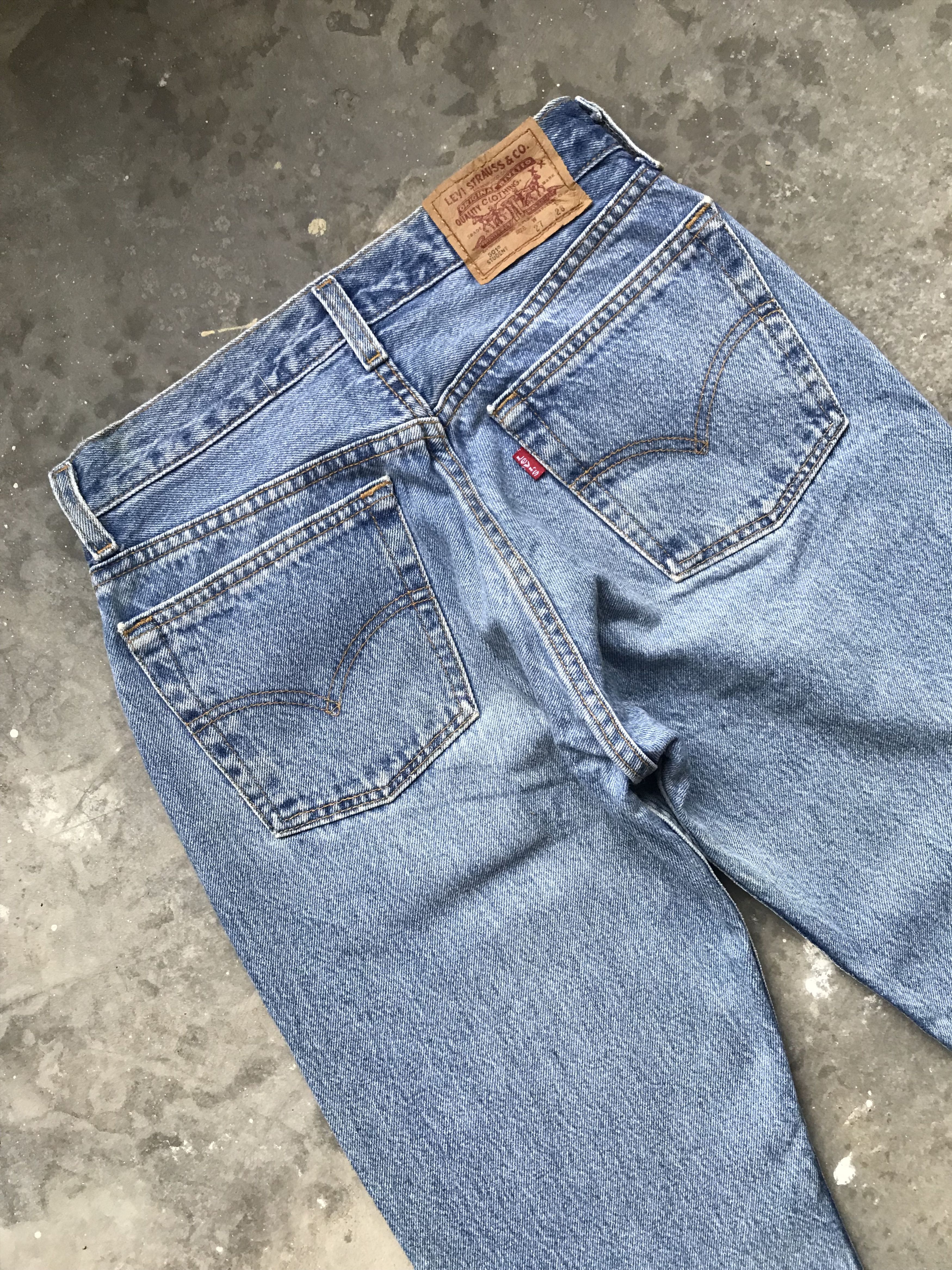 Levi's VLEV26 - W25 Vintage Levis 501 Student Denim Size US 26 / EU 42 - 7 Thumbnail