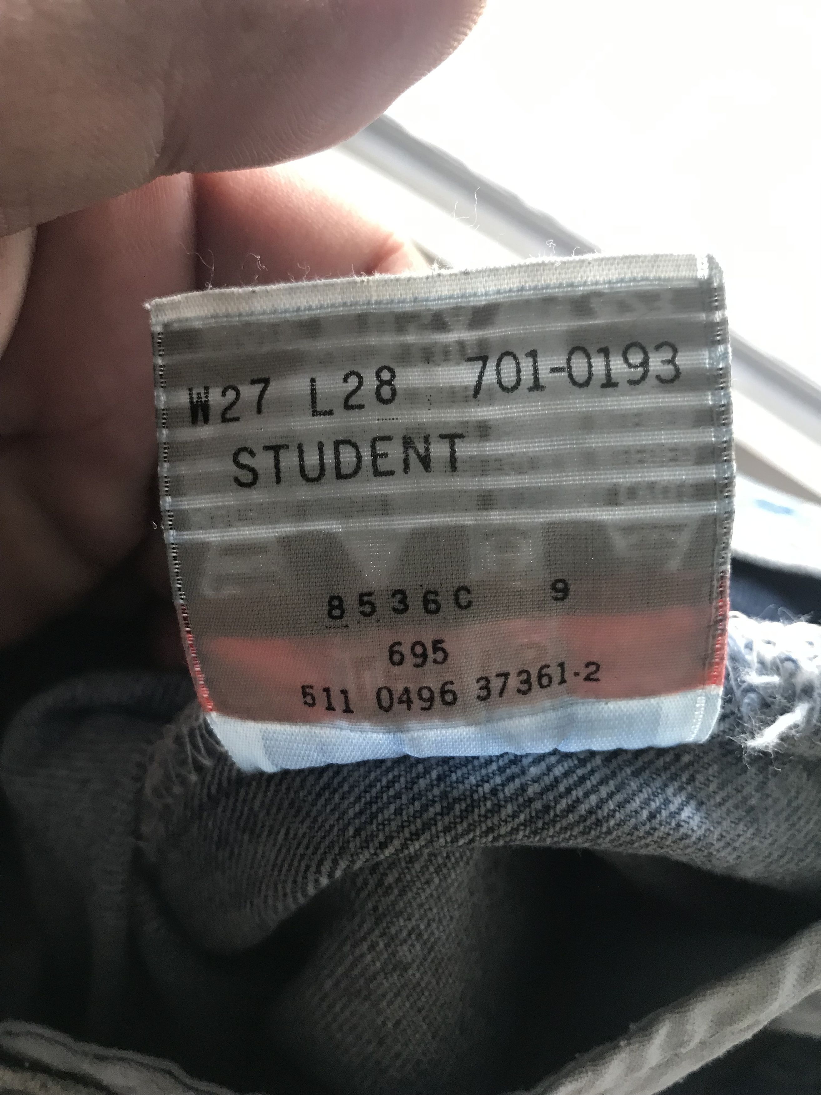 Levi's VLEV26 - W25 Vintage Levis 501 Student Denim Size US 26 / EU 42 - 12 Thumbnail