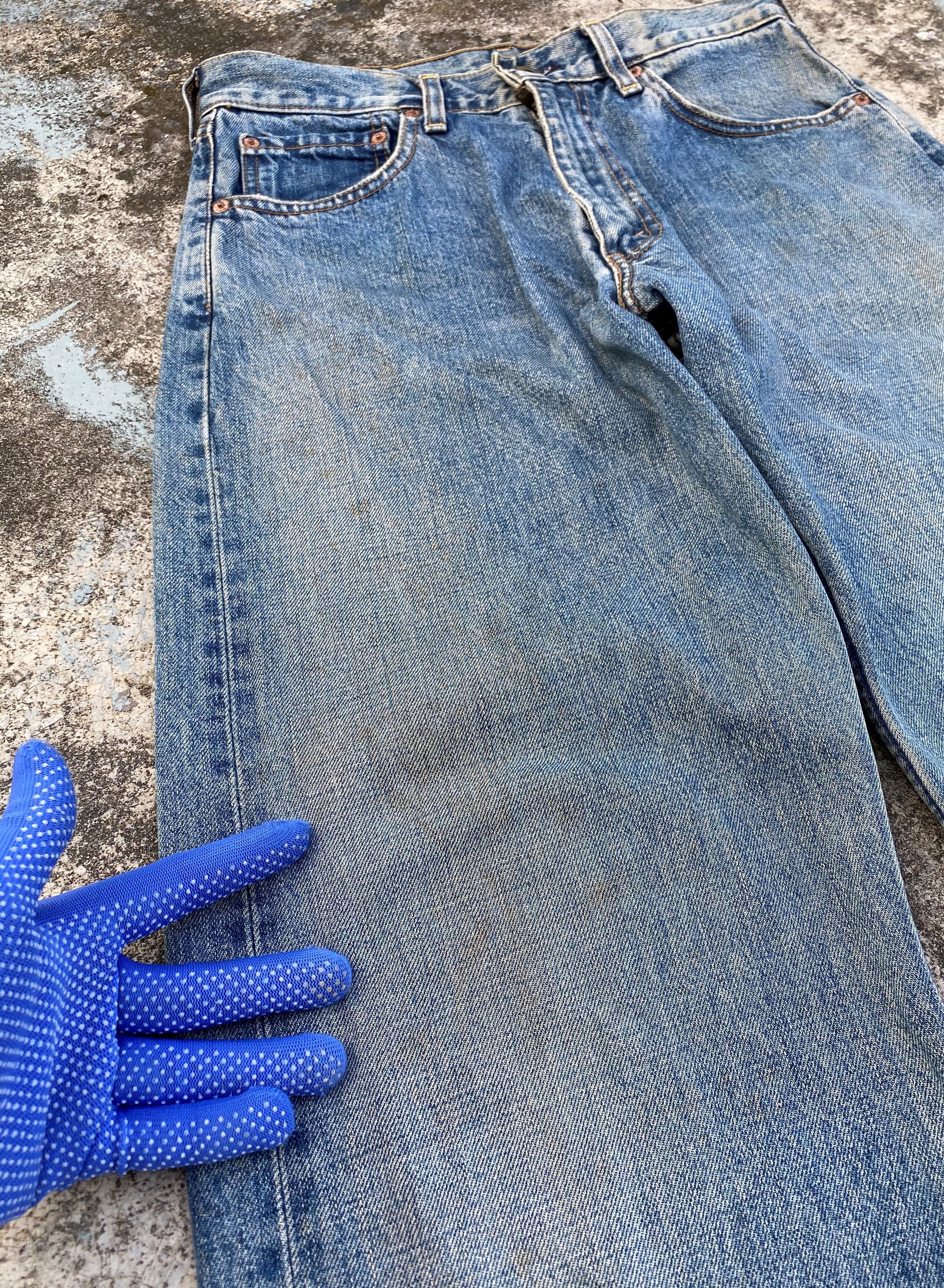 Levi's × Vintage 90s Vintage Light Blue Wash Levis 504 Redline Size US 29 - 6 Thumbnail