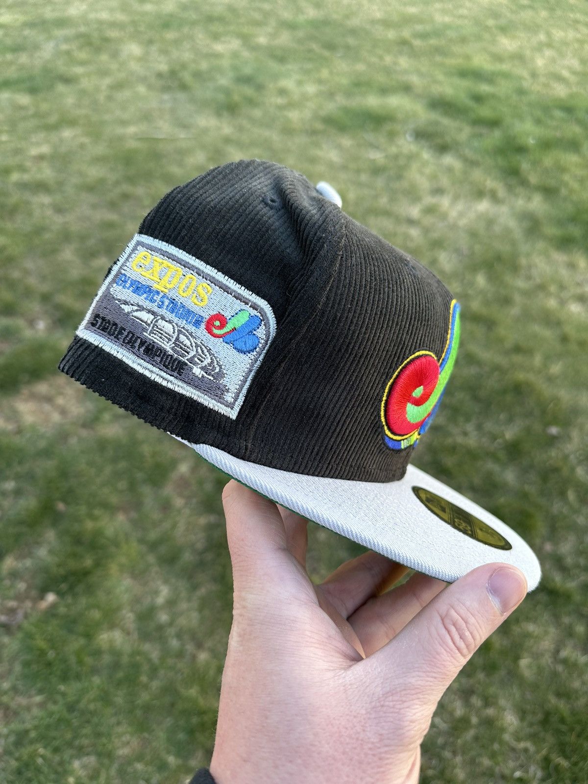 MLB × MyFitteds × New Era Myfitteds Nintendo Montreal Expos Fitted 7 1/8 Black Cord Size ONE SIZE - 2 Thumbnail