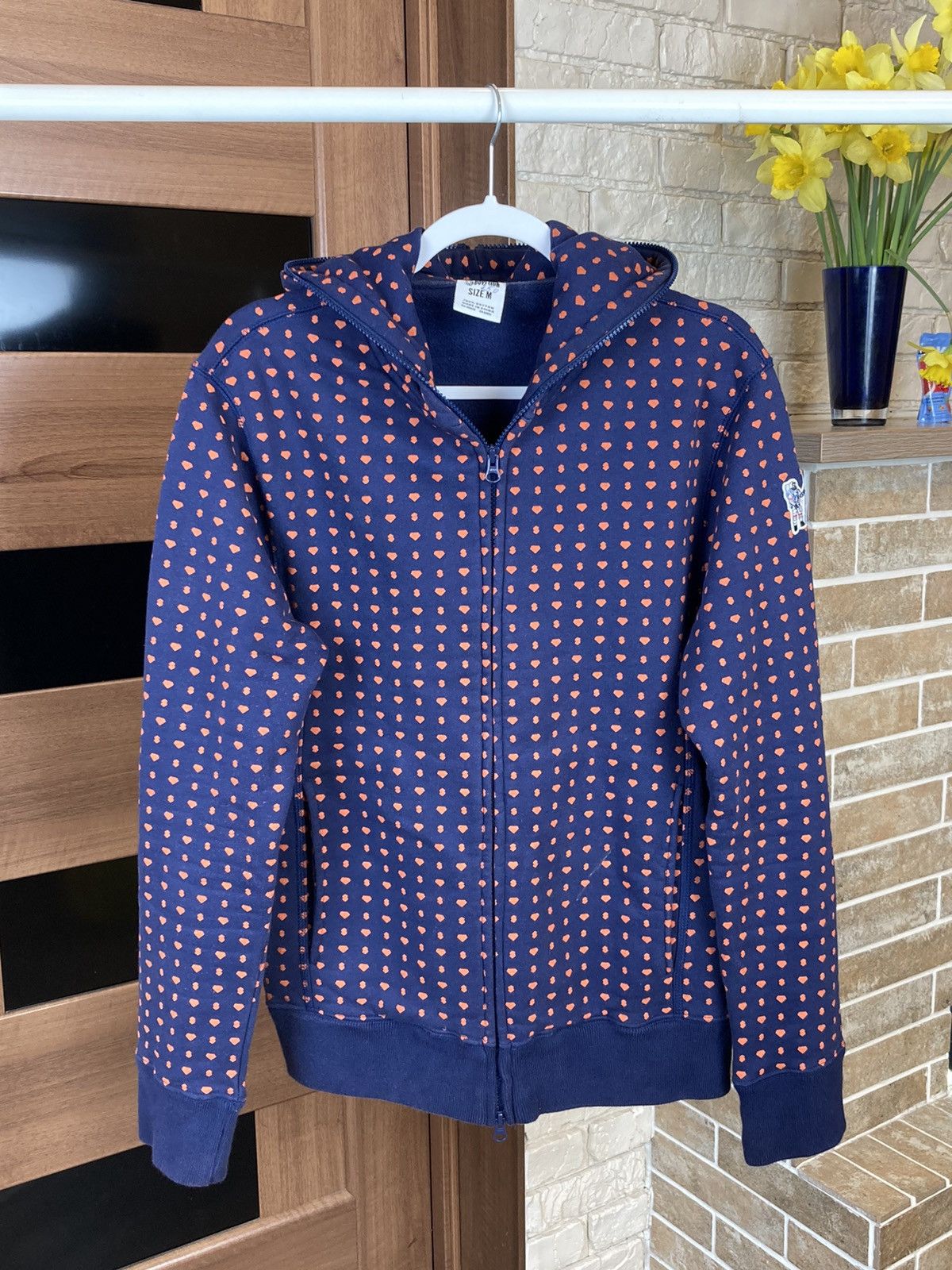 Billionaire Boys Club Billionaire Boys Club diamonds dollars full zip blue hoodie Size US M / EU 48-50 / 2 - 4 Thumbnail
