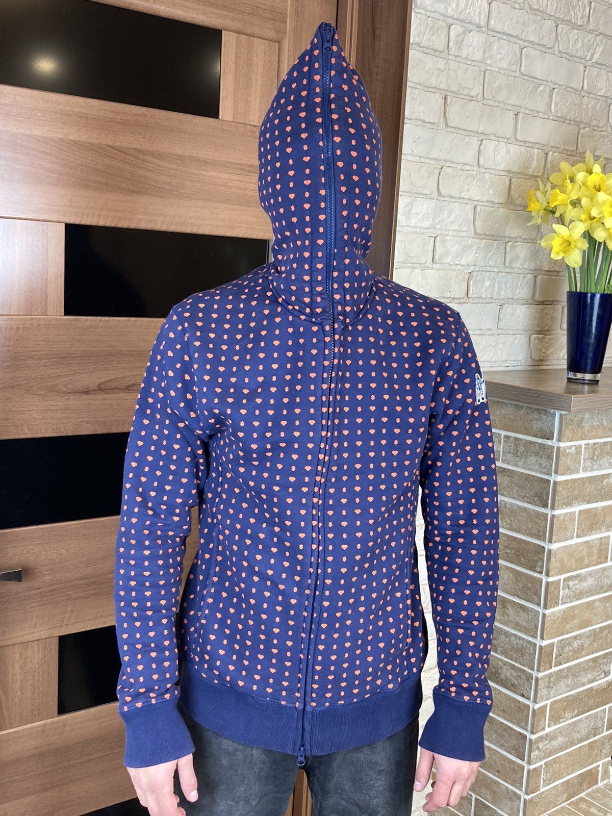 Billionaire Boys Club Billionaire Boys Club diamonds dollars full zip blue hoodie Size US M / EU 48-50 / 2 - 2 Thumbnail