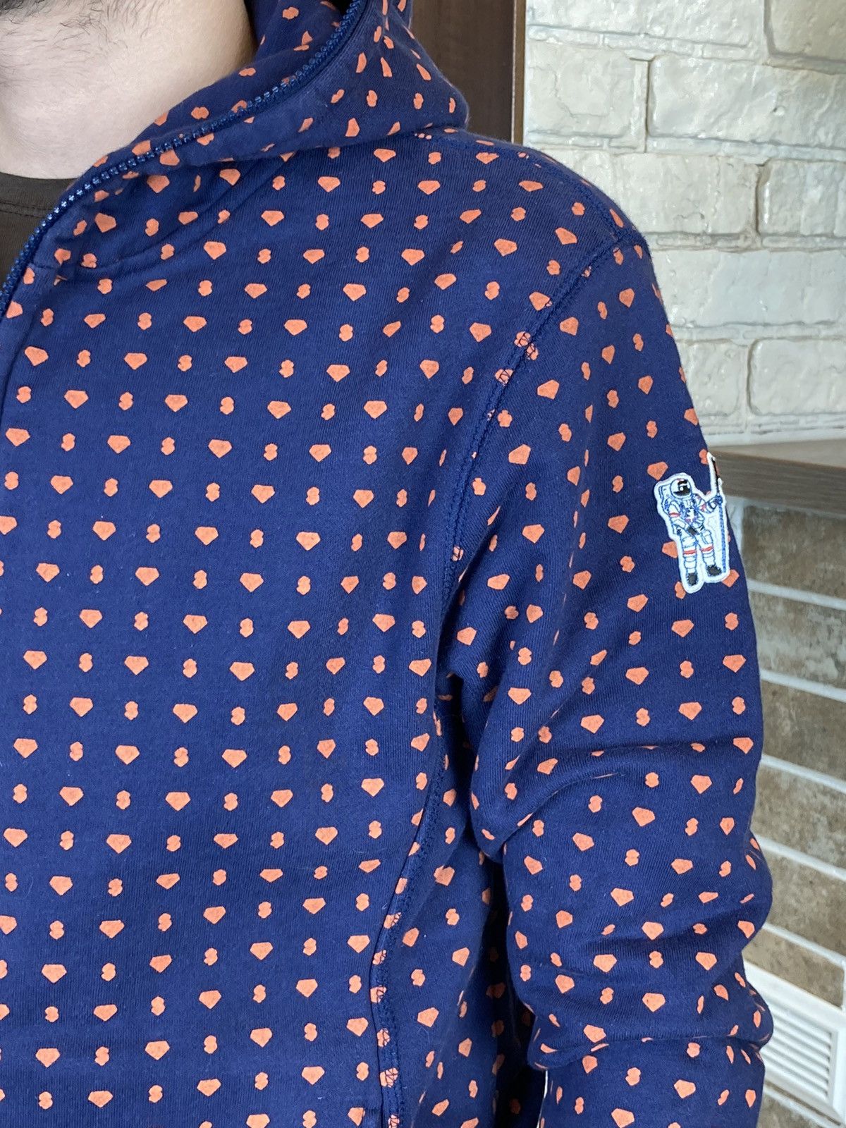 Billionaire Boys Club Billionaire Boys Club diamonds dollars full zip blue hoodie Size US M / EU 48-50 / 2 - 5 Thumbnail