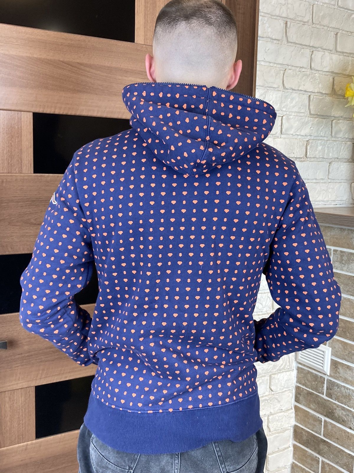 Billionaire Boys Club Billionaire Boys Club diamonds dollars full zip blue hoodie Size US M / EU 48-50 / 2 - 6 Thumbnail