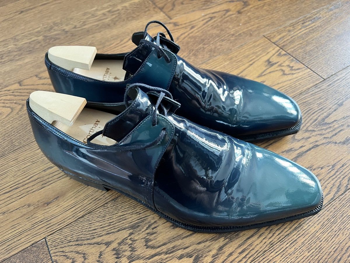 Corthay Arca Black Patent Leather Two Eyelet Derby 7.5 Corthay Arca - Pre-owned - Leffot main image 2