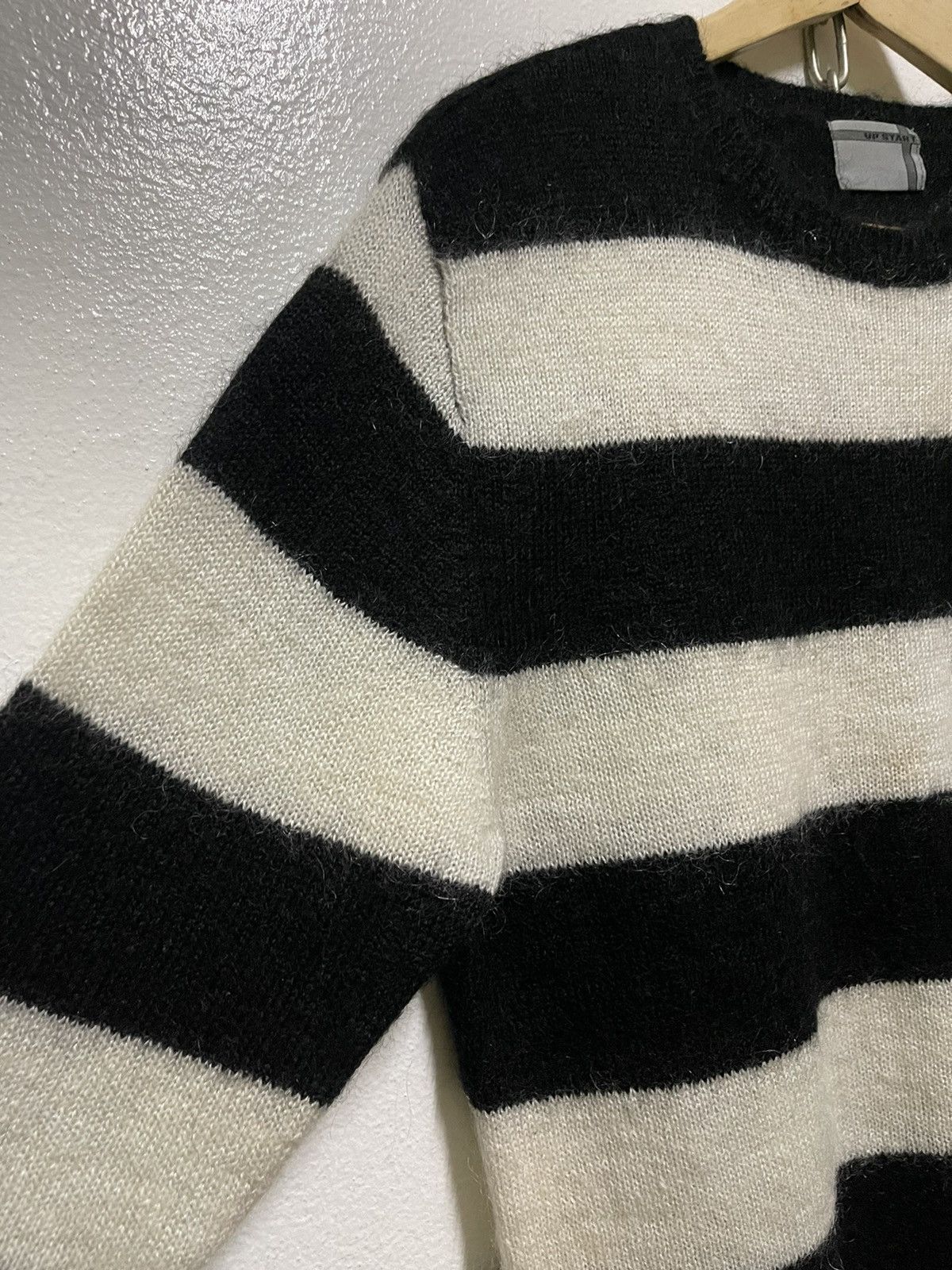 Japanese Brand Up Start Striped Wool Jumper Size US M / EU 48-50 / 2 - 2 Thumbnail