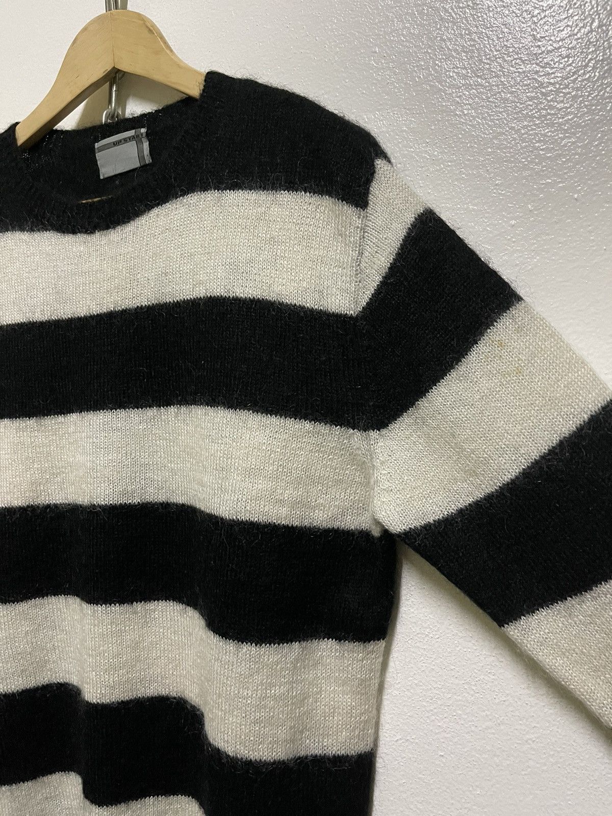 Japanese Brand Up Start Striped Wool Jumper Size US M / EU 48-50 / 2 - 4 Thumbnail