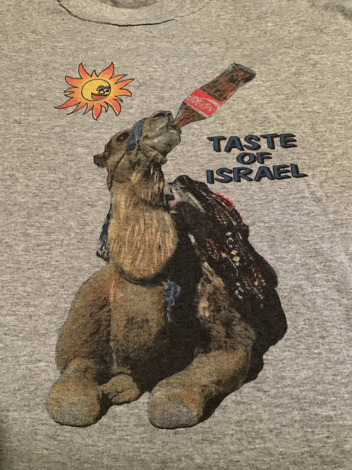 Coca Cola × Vintage Taste of Israel camel drinking Coca Cola shirt ...