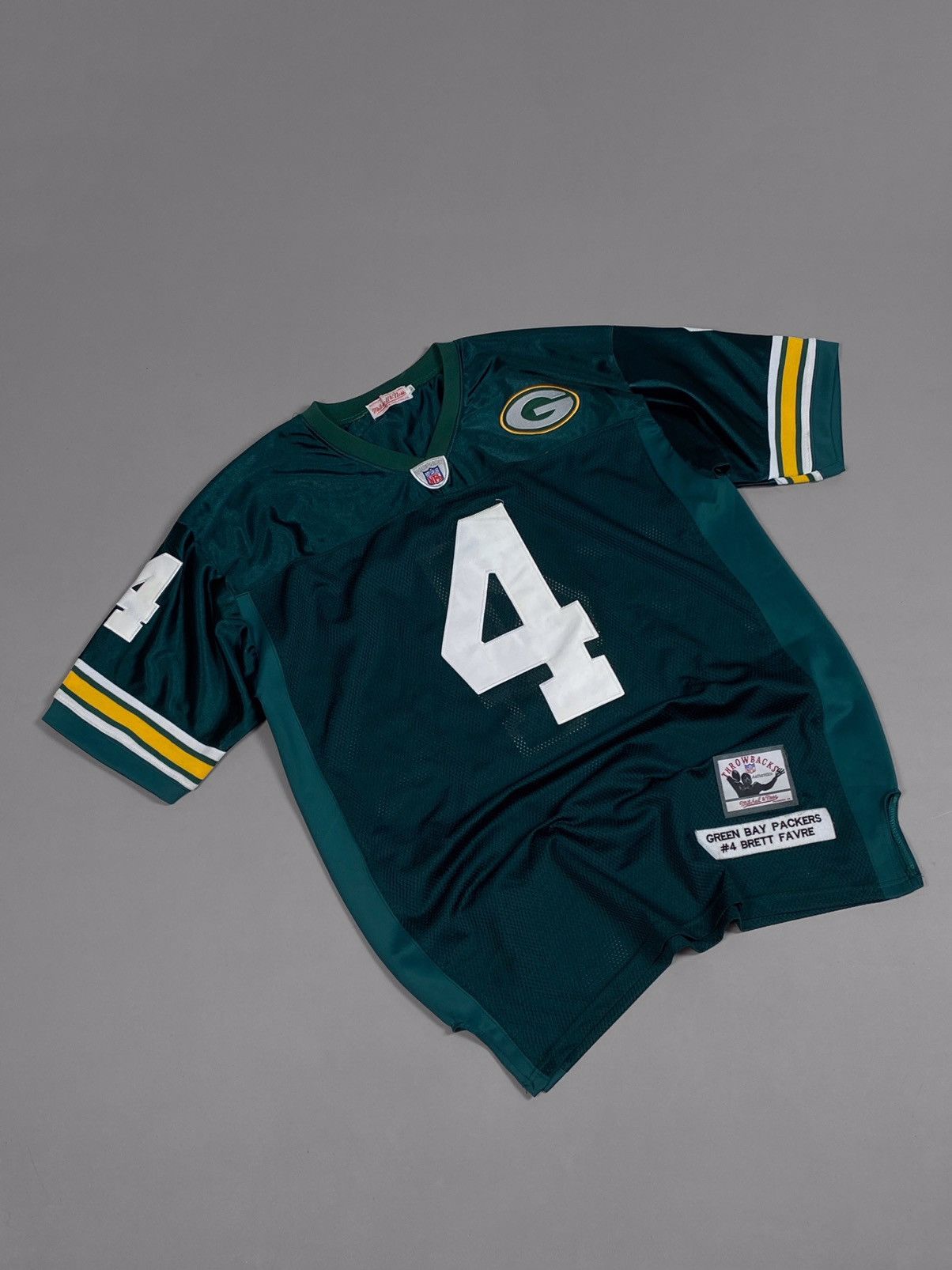 Mitchell & Ness × NFL × Vintage Brett Favre #4 Green Bay Packers NFL Jersey Size US L / EU 52-54 / 3 - 3 Thumbnail