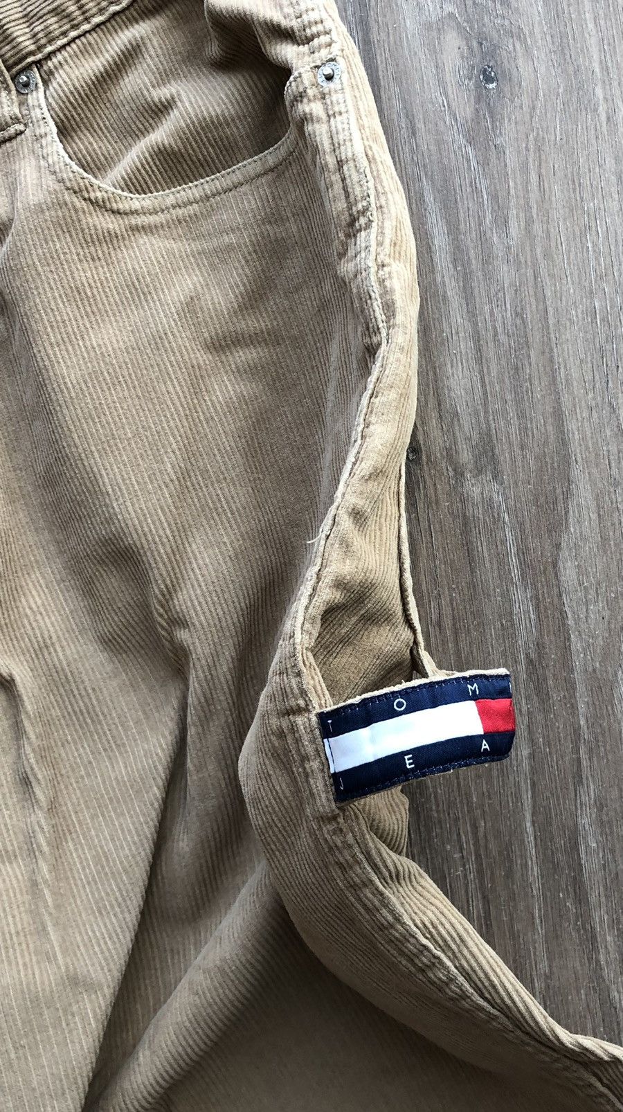 Tommy Hilfiger × Vintage Tommy Hilfiger vintage velvet jeans 👖 Size US 34 / EU 50 - 6 Thumbnail