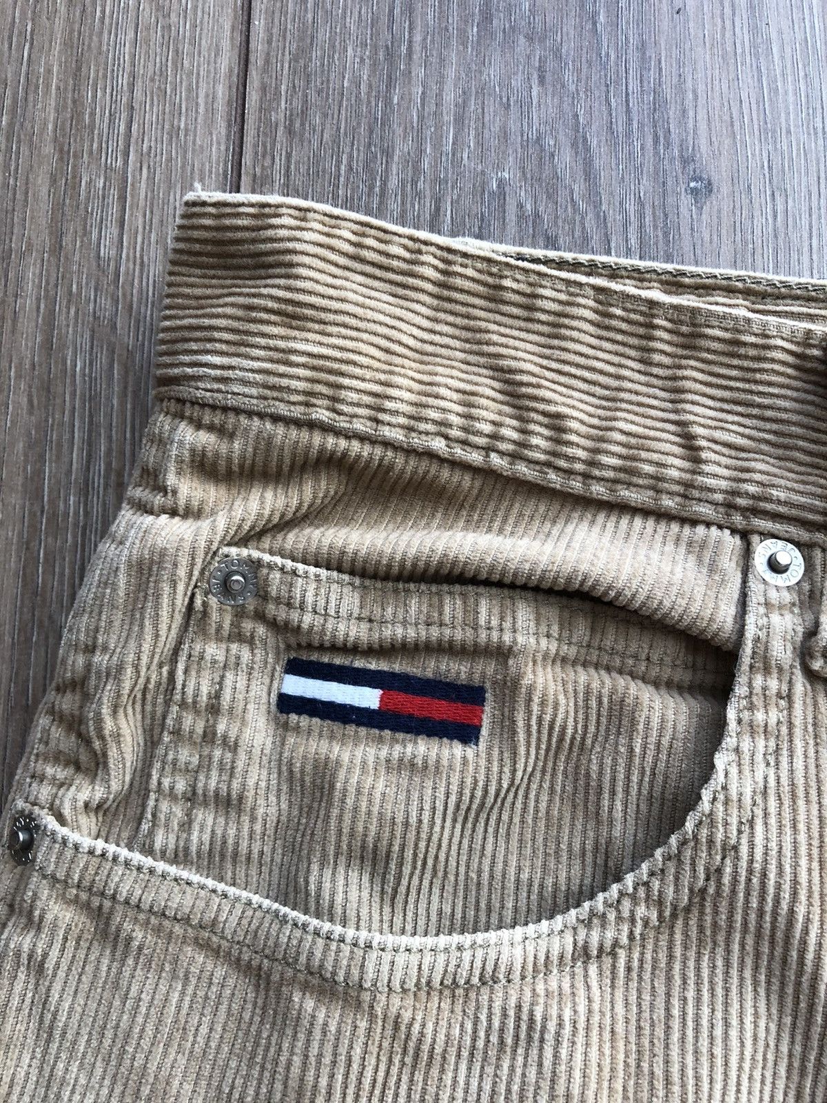 Tommy Hilfiger × Vintage Tommy Hilfiger vintage velvet jeans 👖 Size US 34 / EU 50 - 4 Thumbnail
