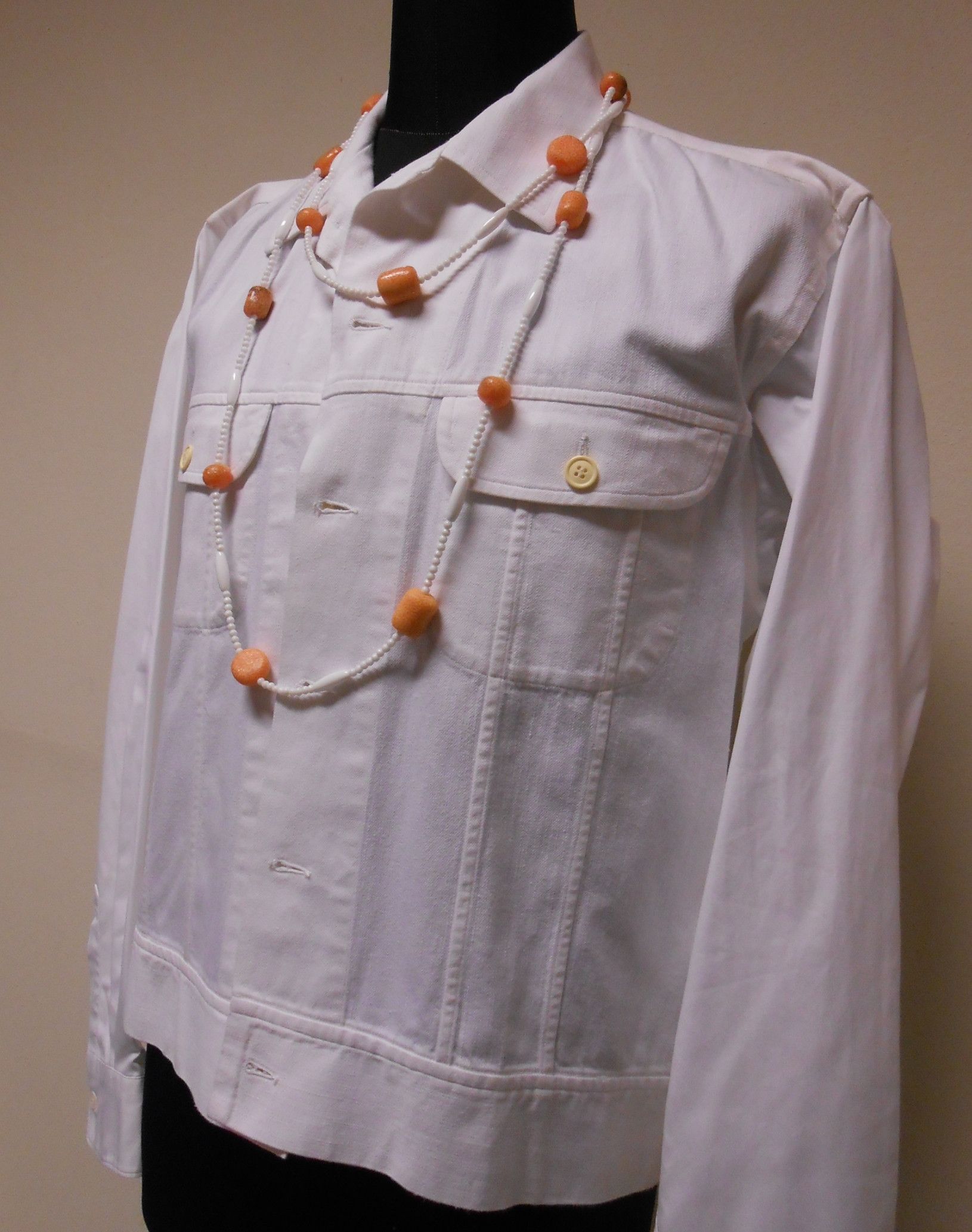 Comme des Garcons '90s LONG SLEEVE WHITE JACKET Size US M / EU 48-50 / 2 - 3 Thumbnail