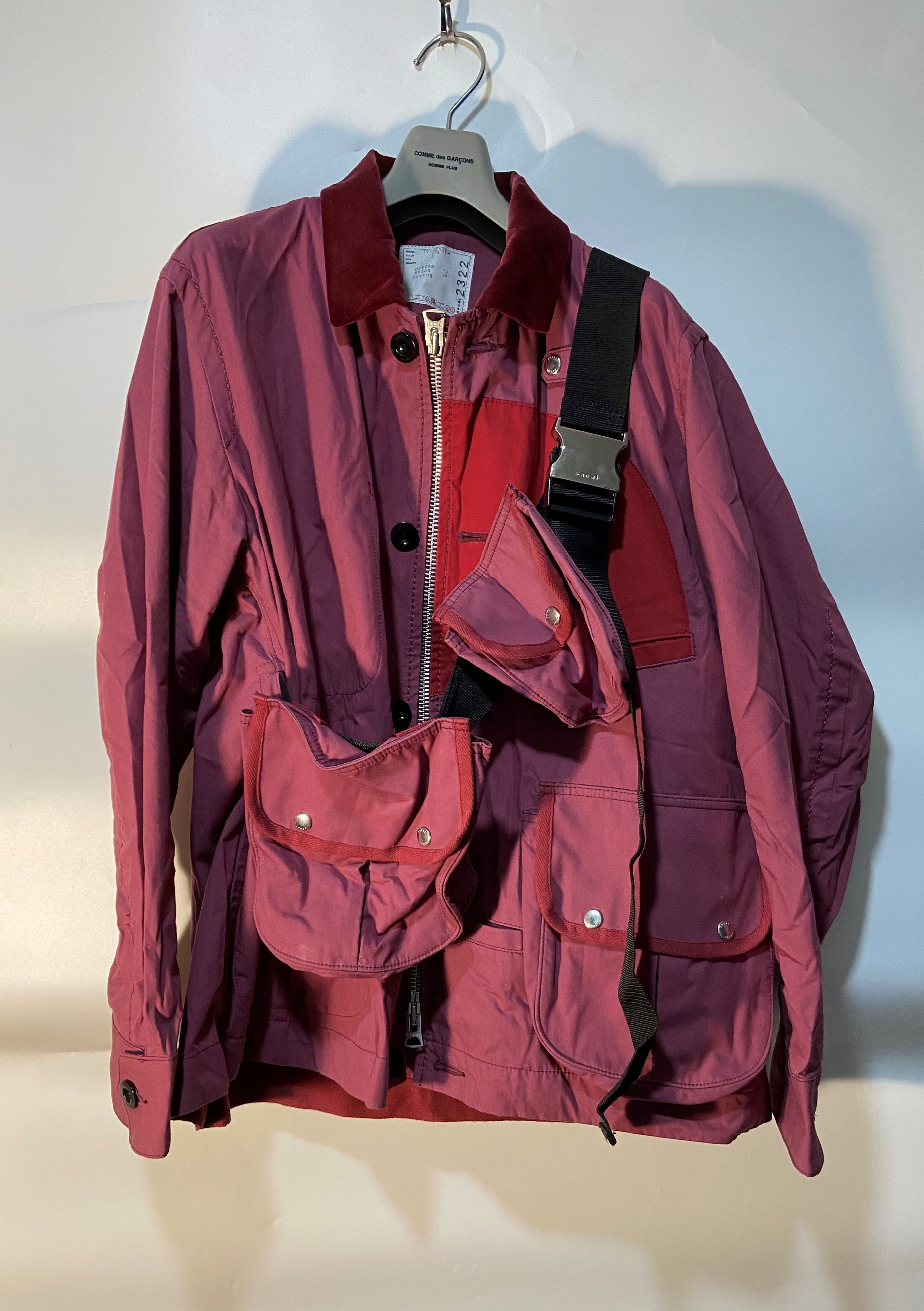 Sacai 20aw Burgundy Jacket
