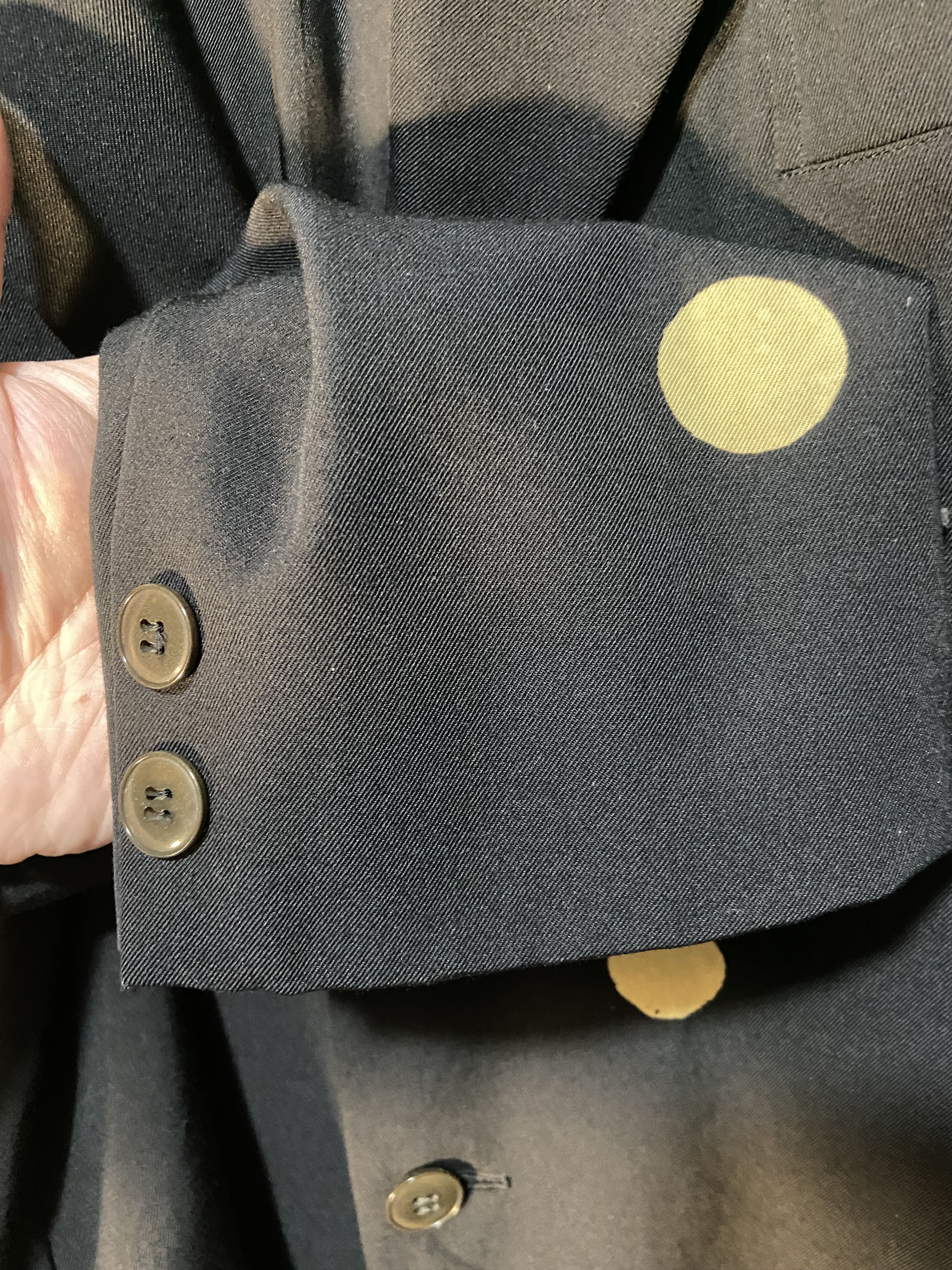Yohji Yamamoto Yohji Yamamoto 96aw Yellow Dot Bleach Jacket Size US L / EU 52-54 / 3 - 5 Thumbnail