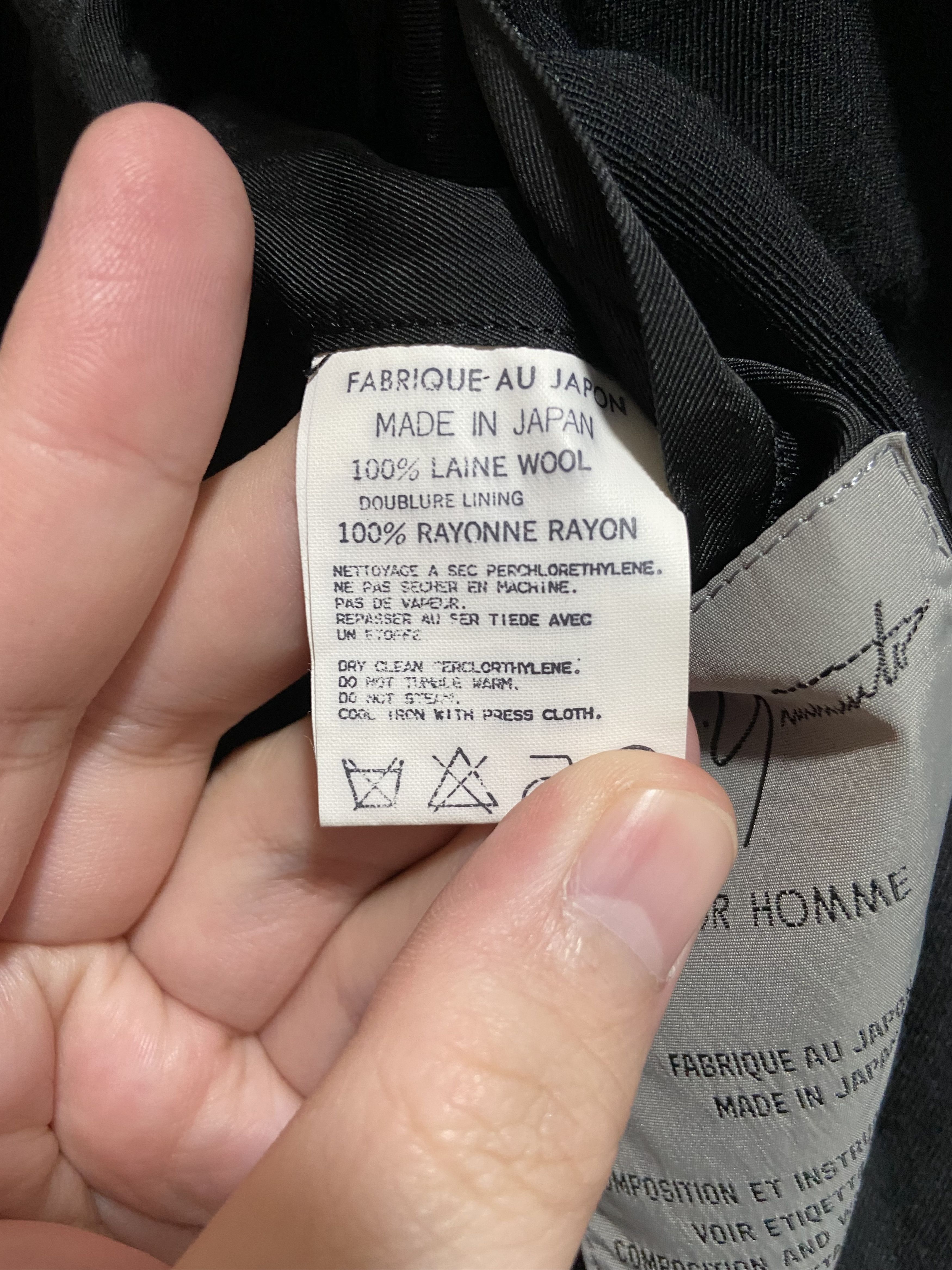 Yohji Yamamoto Yohji Yamamoto 96aw Yellow Dot Bleach Jacket Size US L / EU 52-54 / 3 - 7 Thumbnail