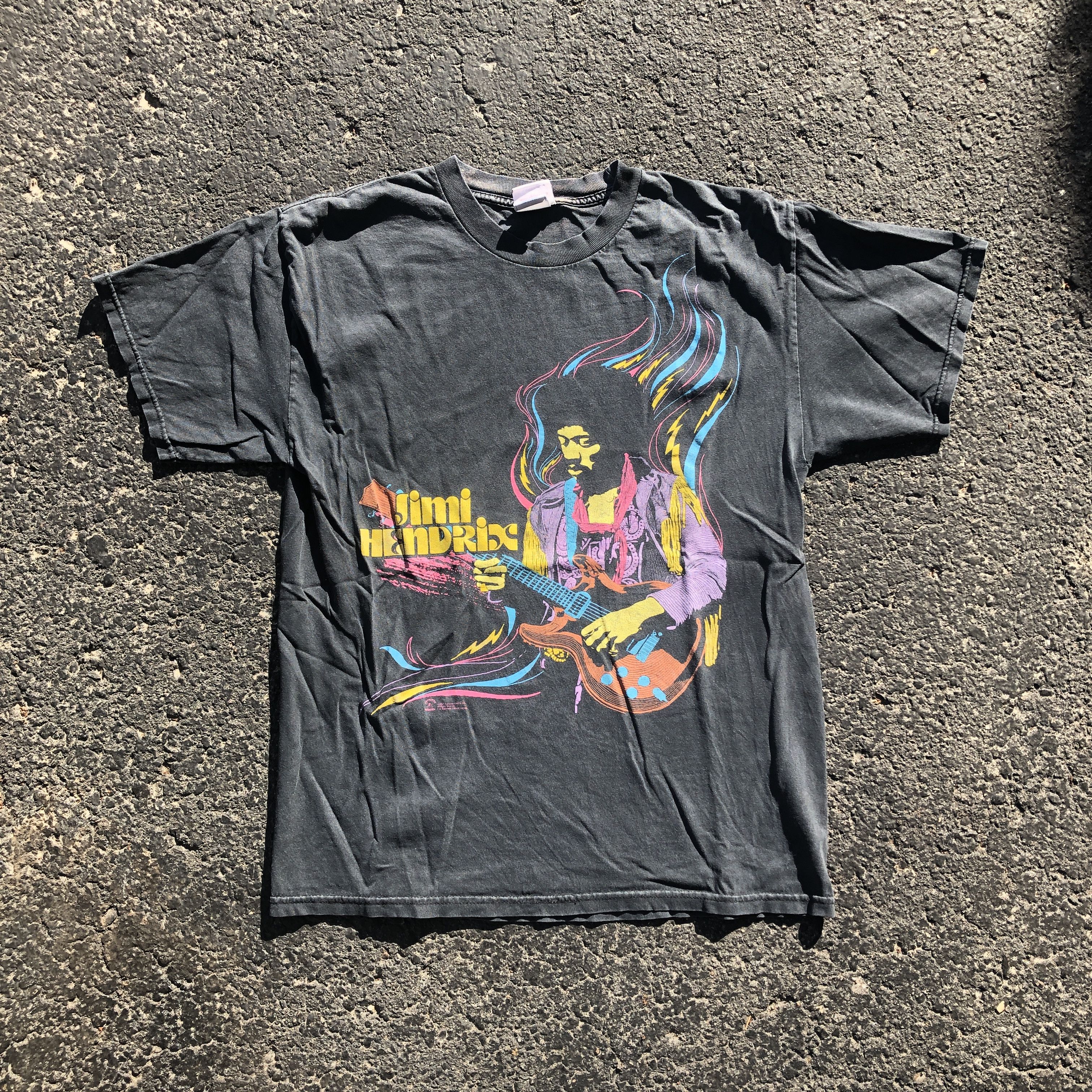 90s Jimi Hendrix Voodoo Soup Tシャツ バンドT 古着 90s USA製 Jimi Hendrix ジミヘン 「VooDoo Soup」 ギター