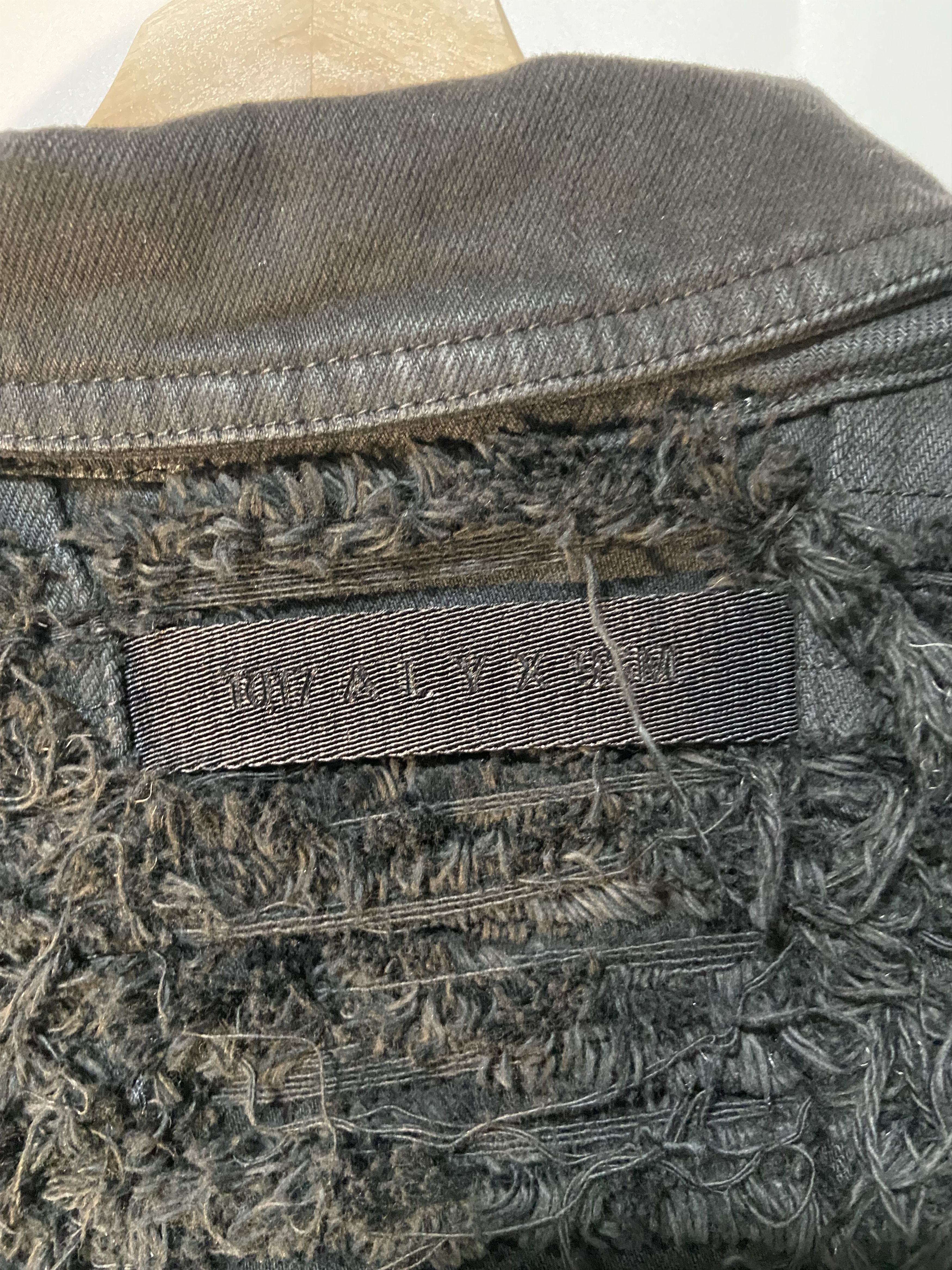 1017 ALYX 9SM 1017 A L Y X 9SM Black Shredded Denim Jacket Size US S / EU 44-46 / 1 - 6 Thumbnail