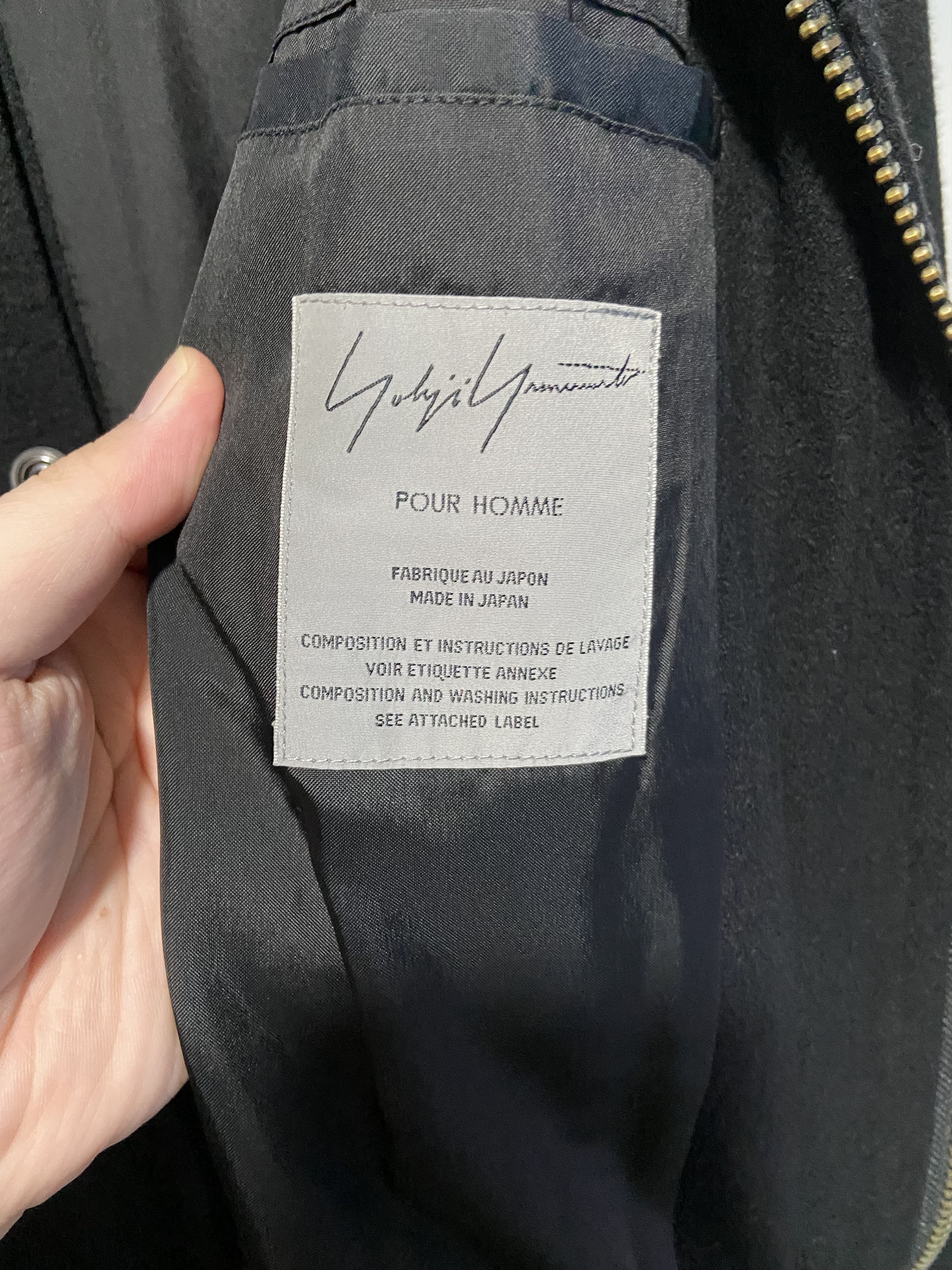 Yohji Yamamoto Yohji Yamamoto 14aw Biker Coat Size US L / EU 52-54 / 3 - 7 Thumbnail